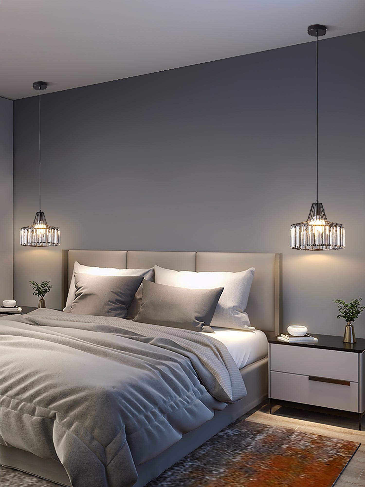 Crystal Drum Pendant Lamp - Letslighting