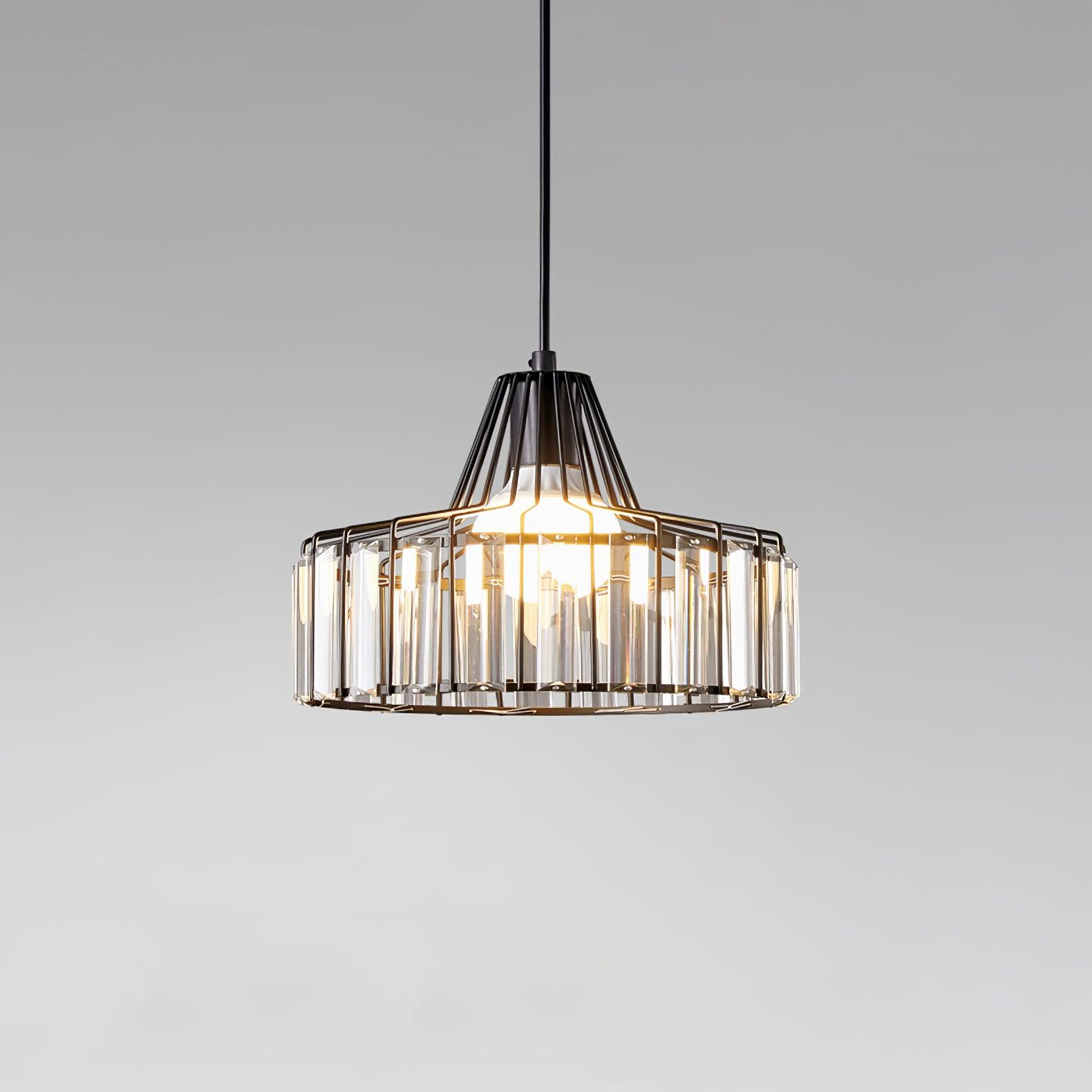 Crystal Drum Pendant Lamp - Letslighting