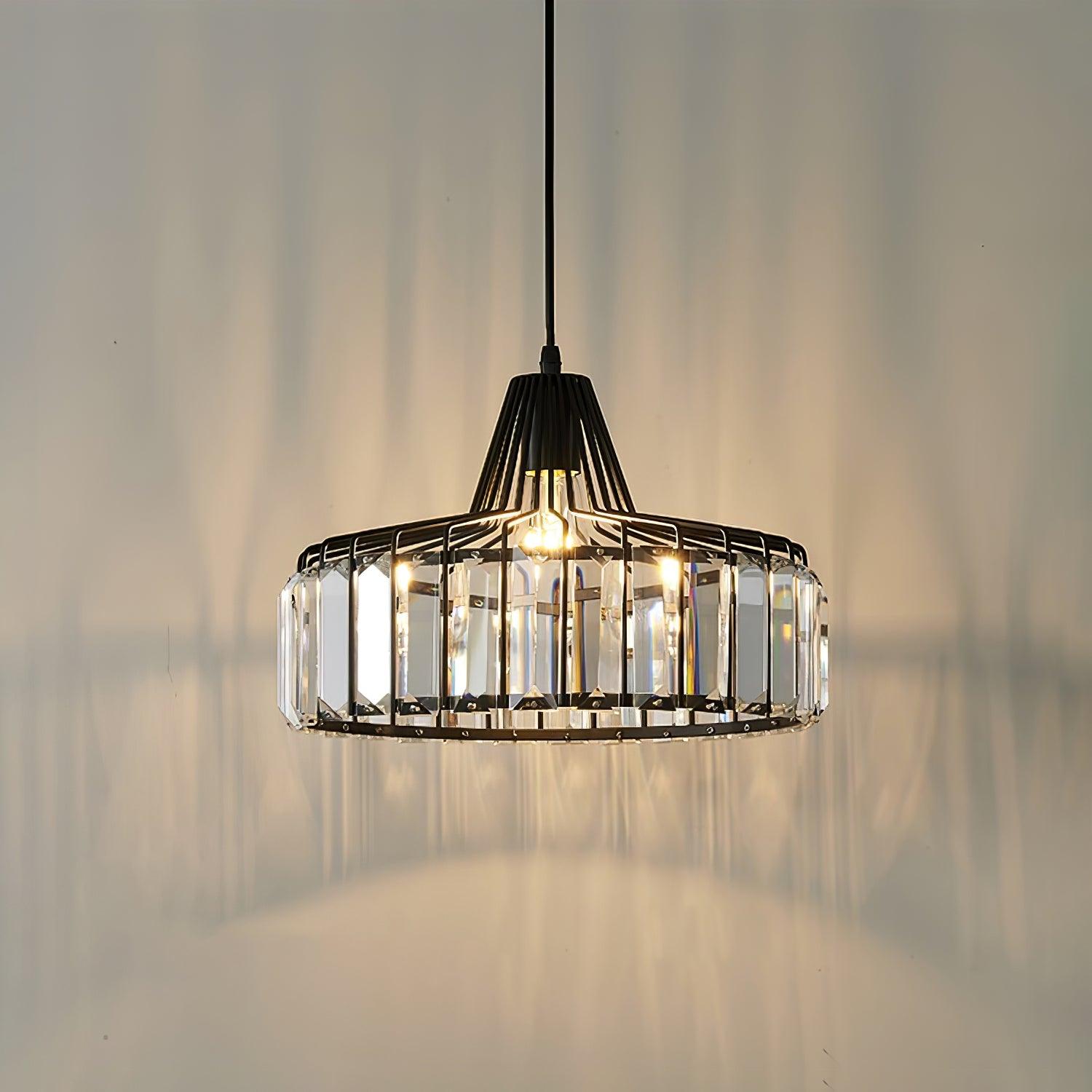 Crystal Drum Pendant Lamp - Letslighting