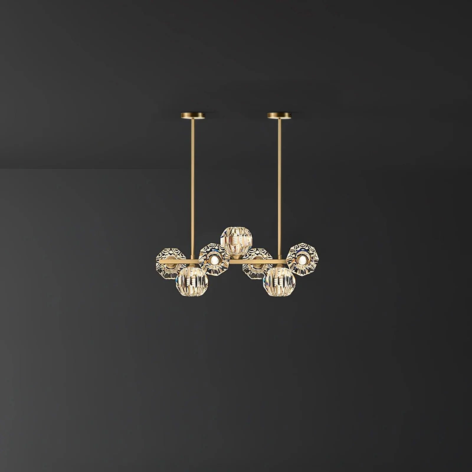 Crystal Glass Ball Chandelier - Letslighting