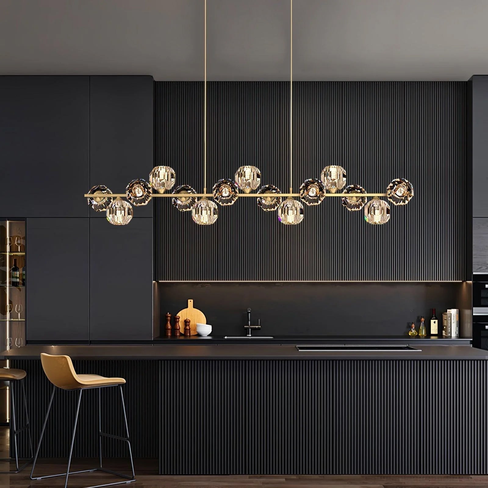Crystal Glass Ball Chandelier - Letslighting