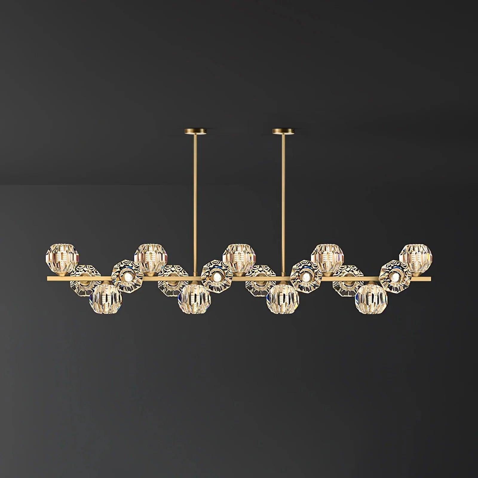 Crystal Glass Ball Chandelier - Letslighting