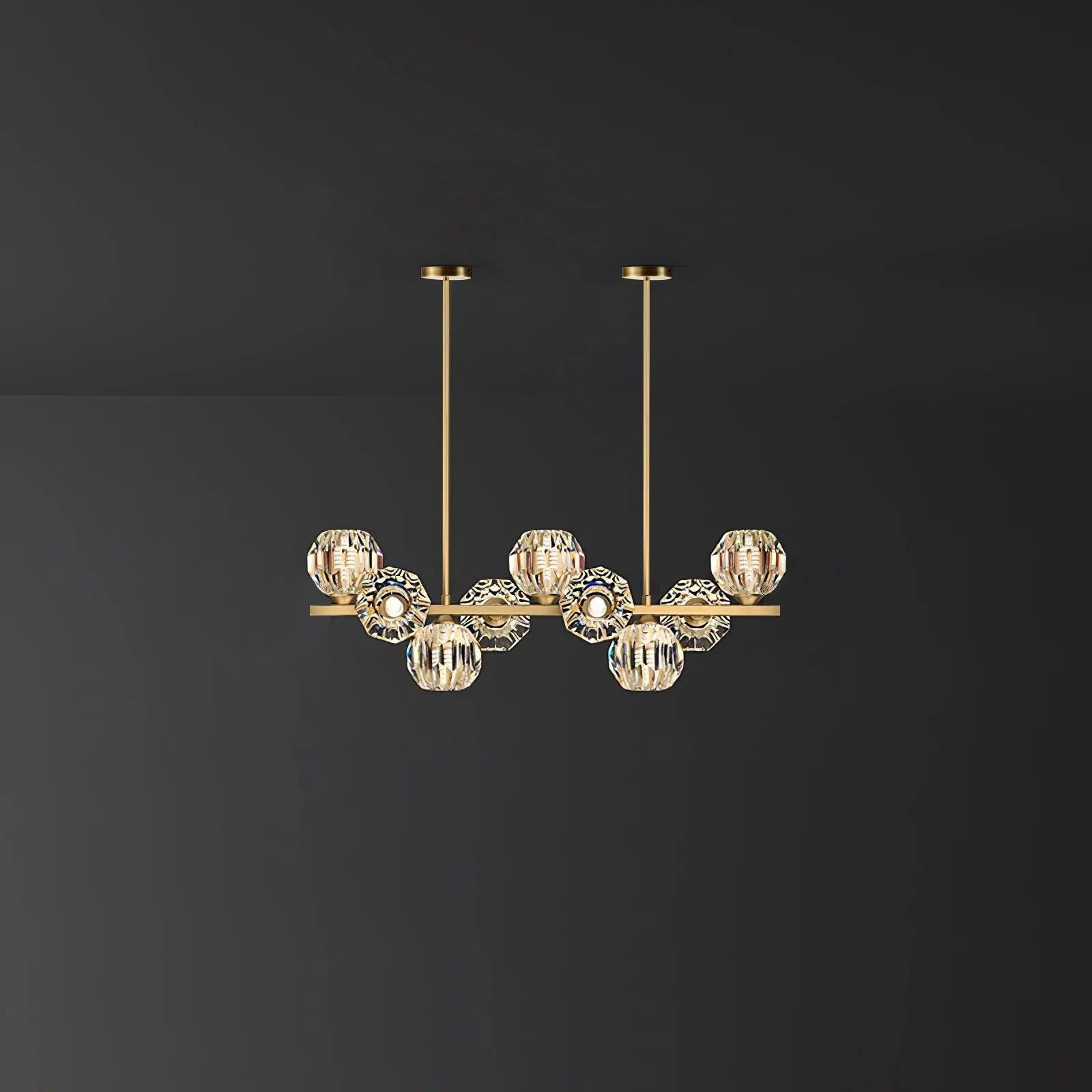 Crystal Glass Ball Chandelier - Letslighting
