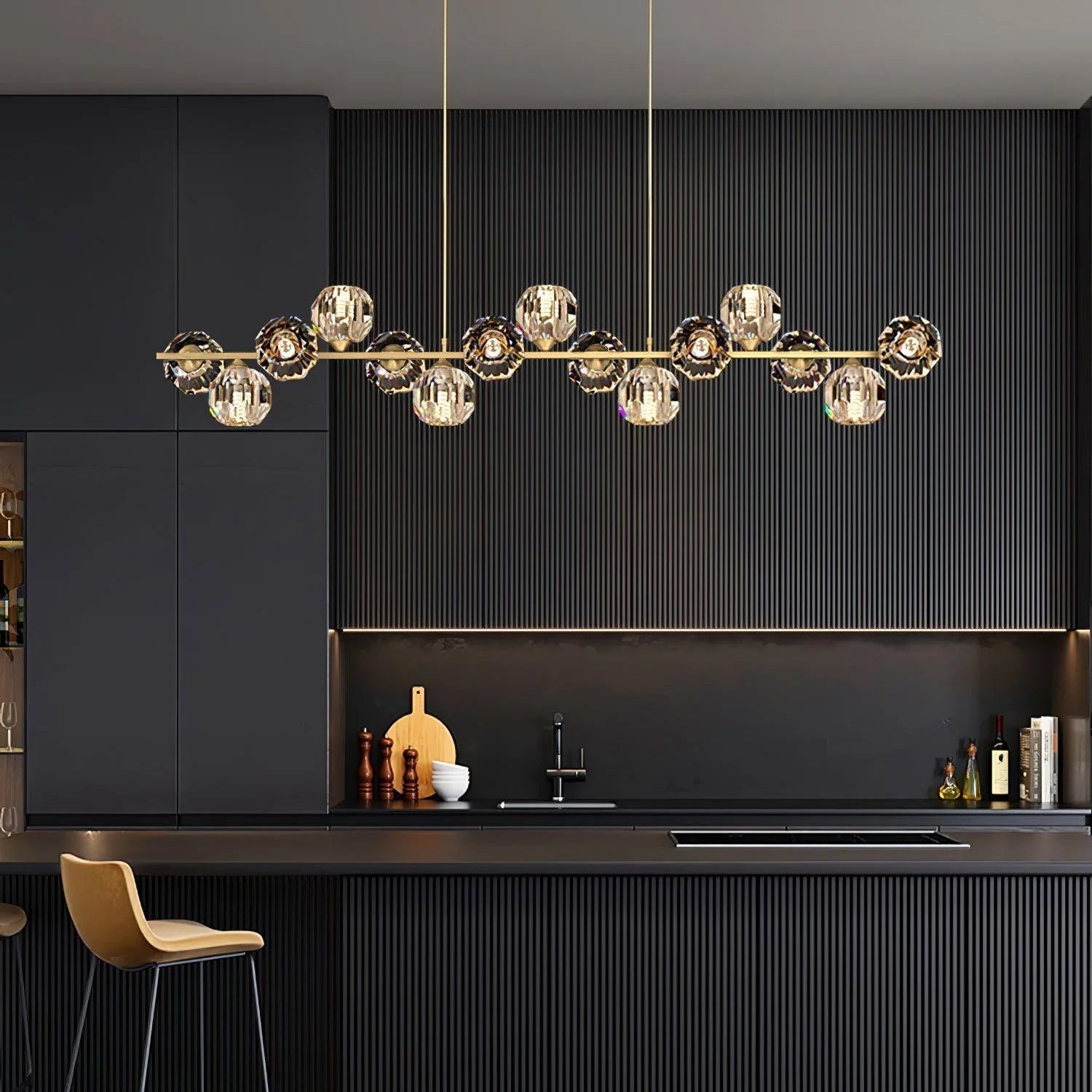 Crystal Glass Ball Chandelier - Letslighting