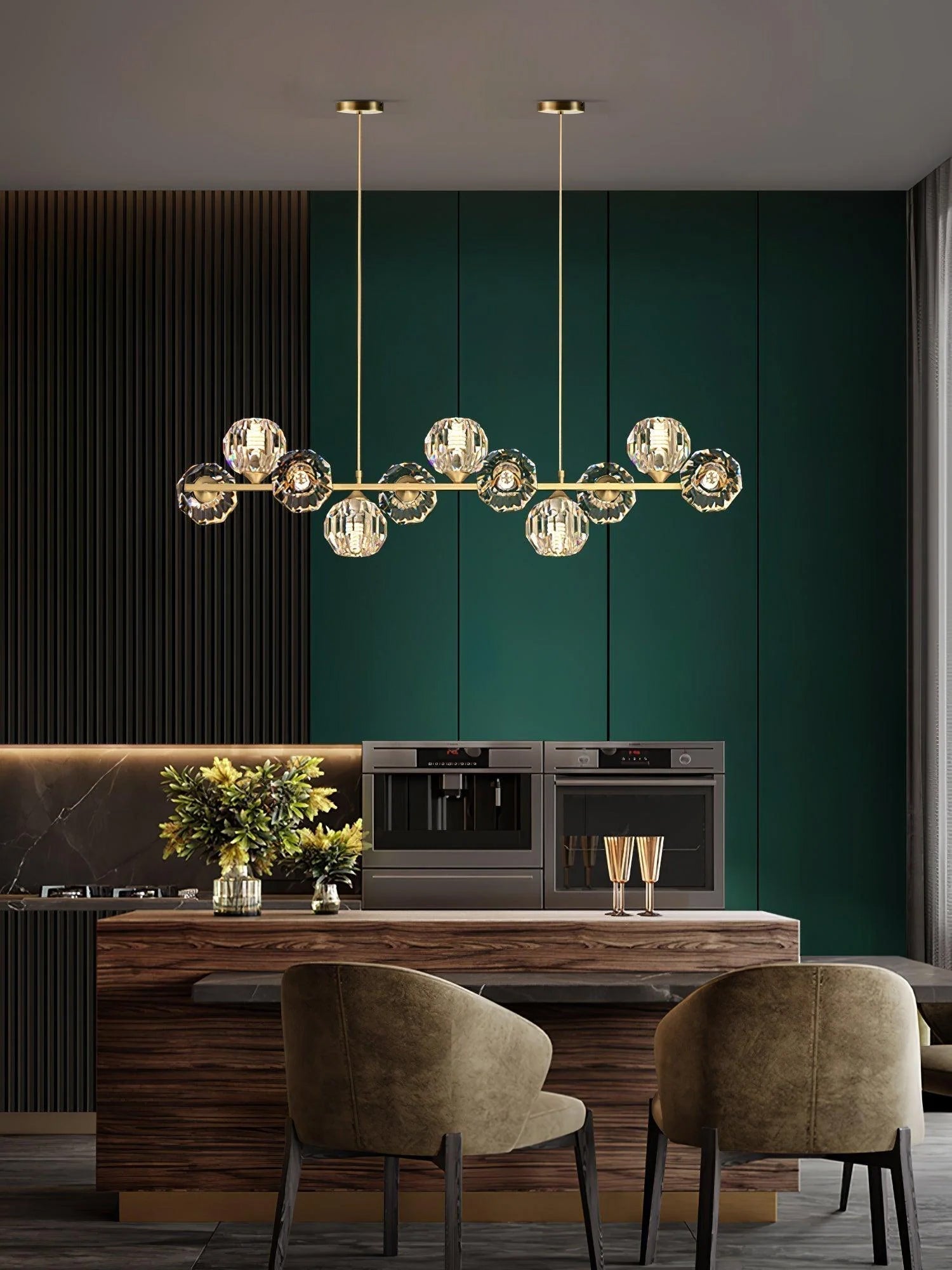 Crystal Glass Ball Chandelier - Letslighting