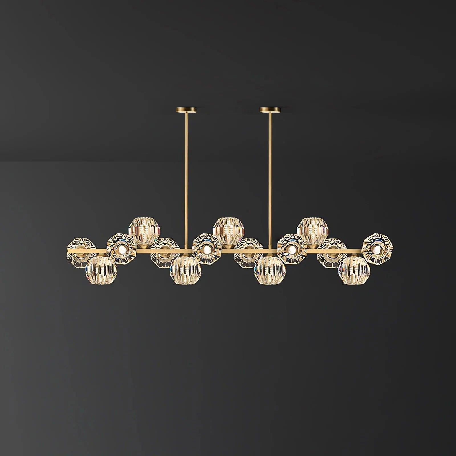 Crystal Glass Ball Chandelier - Letslighting