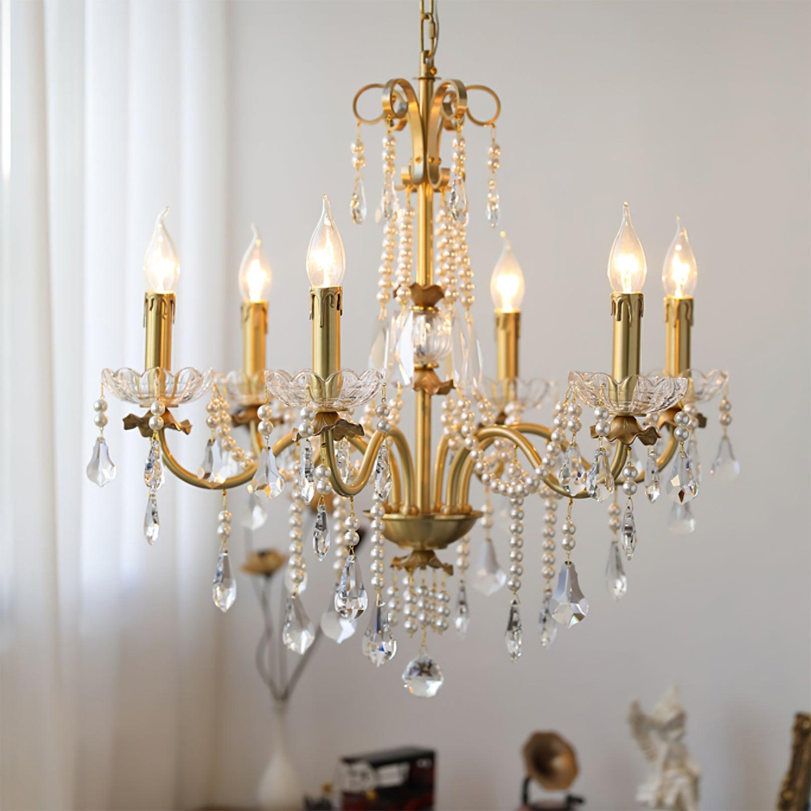 Crystal Pearl Chandelier - Letslighting