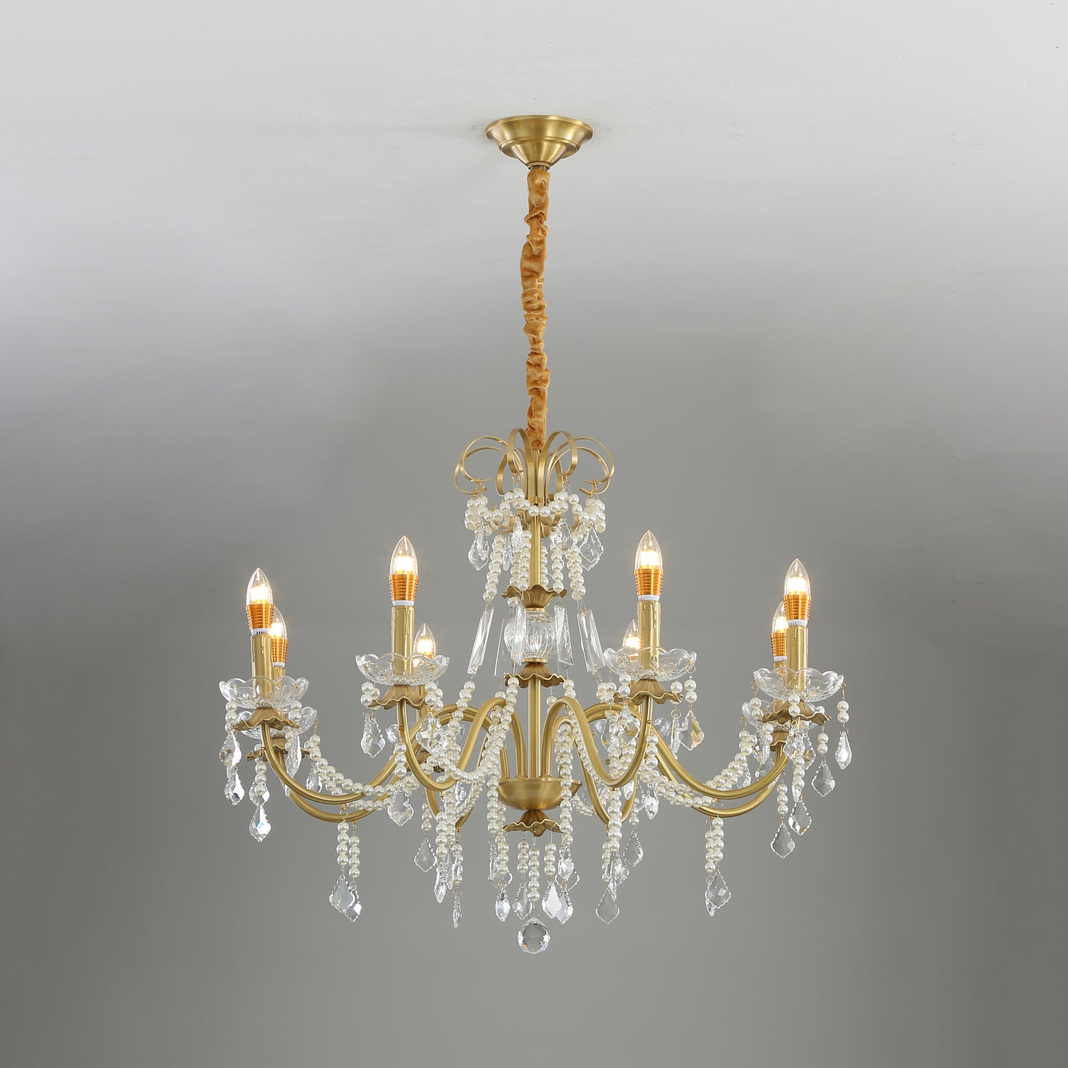 Crystal Pearl Chandelier - Letslighting