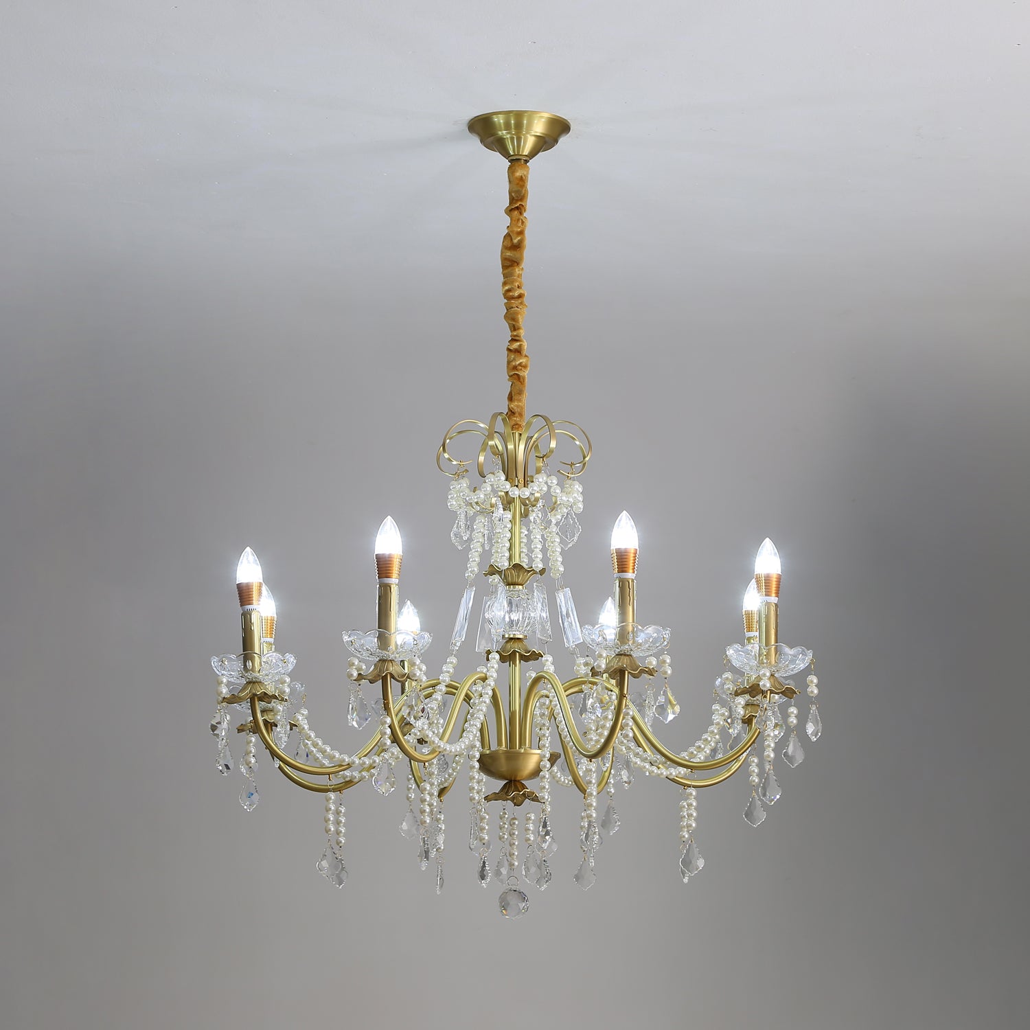 Crystal Pearl Chandelier - Letslighting