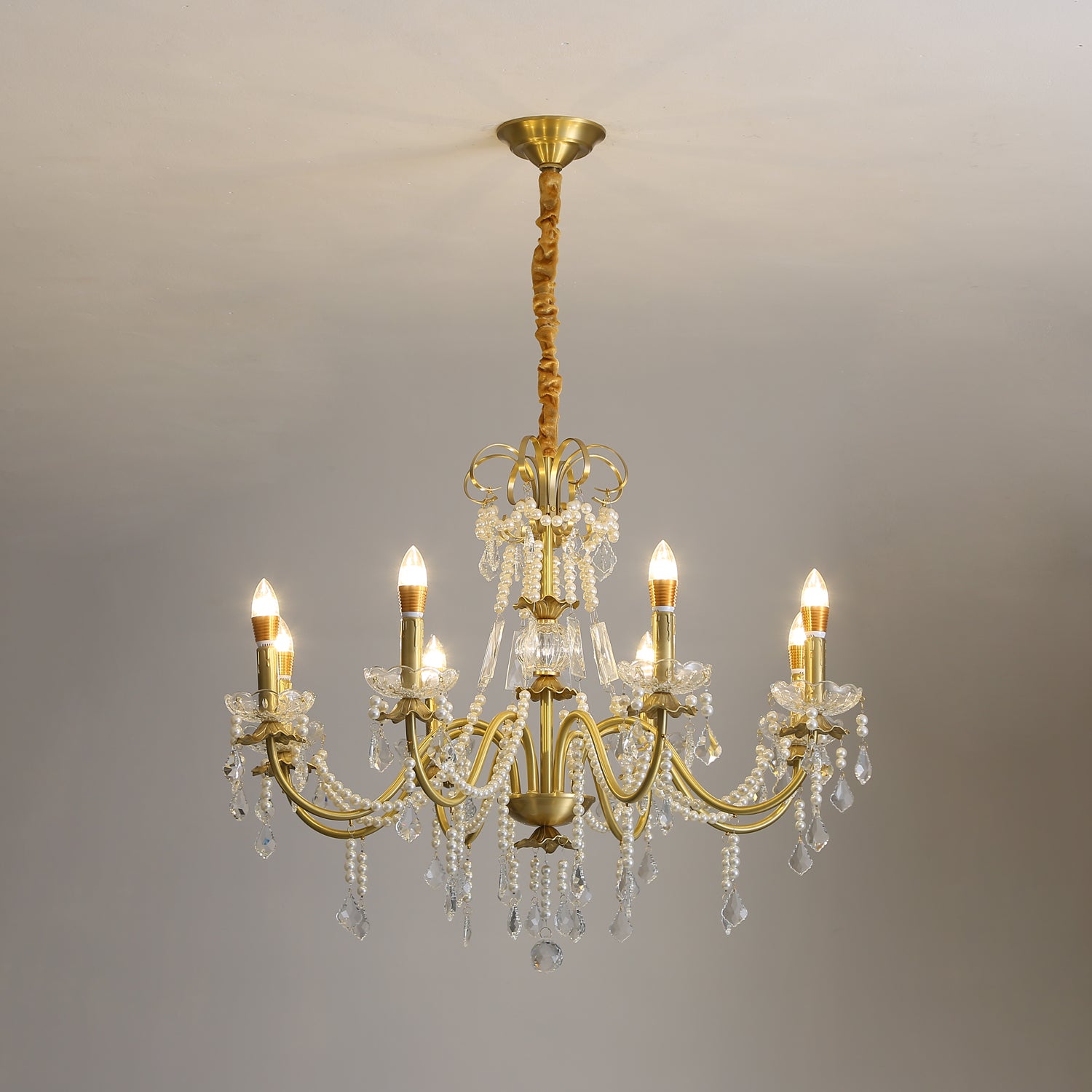 Crystal Pearl Chandelier - Letslighting