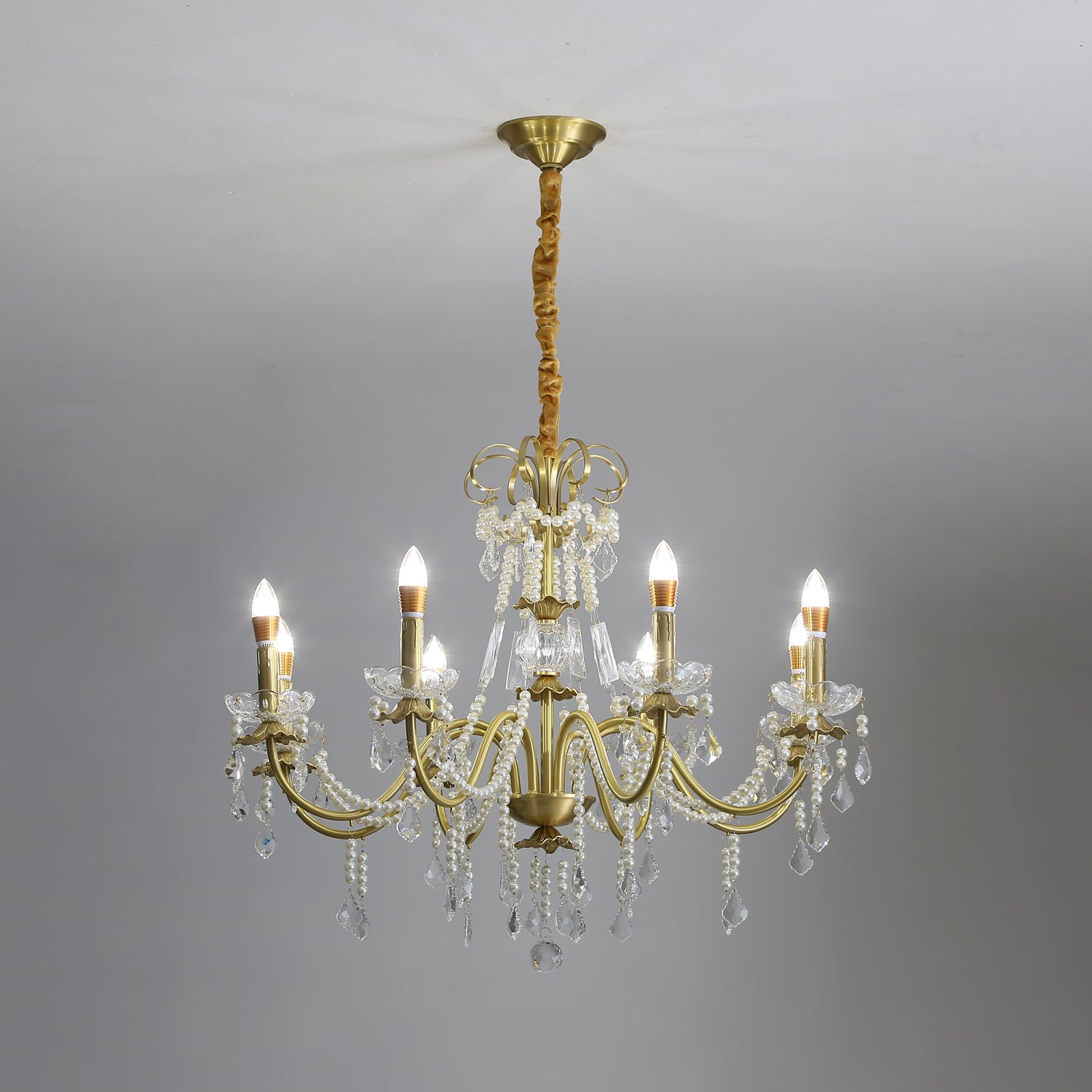 Crystal Pearl Chandelier - Letslighting