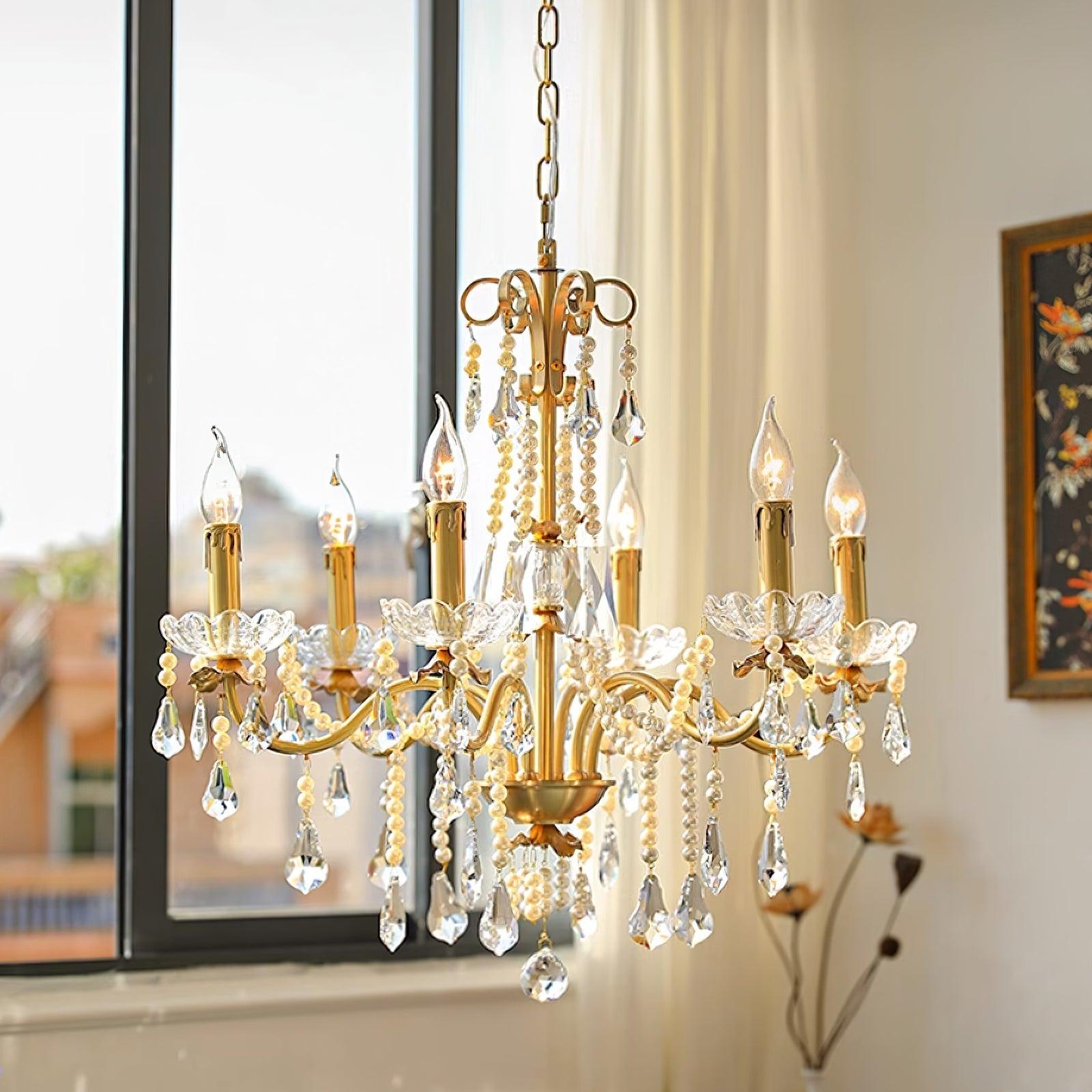 Crystal Pearl Chandelier - Letslighting