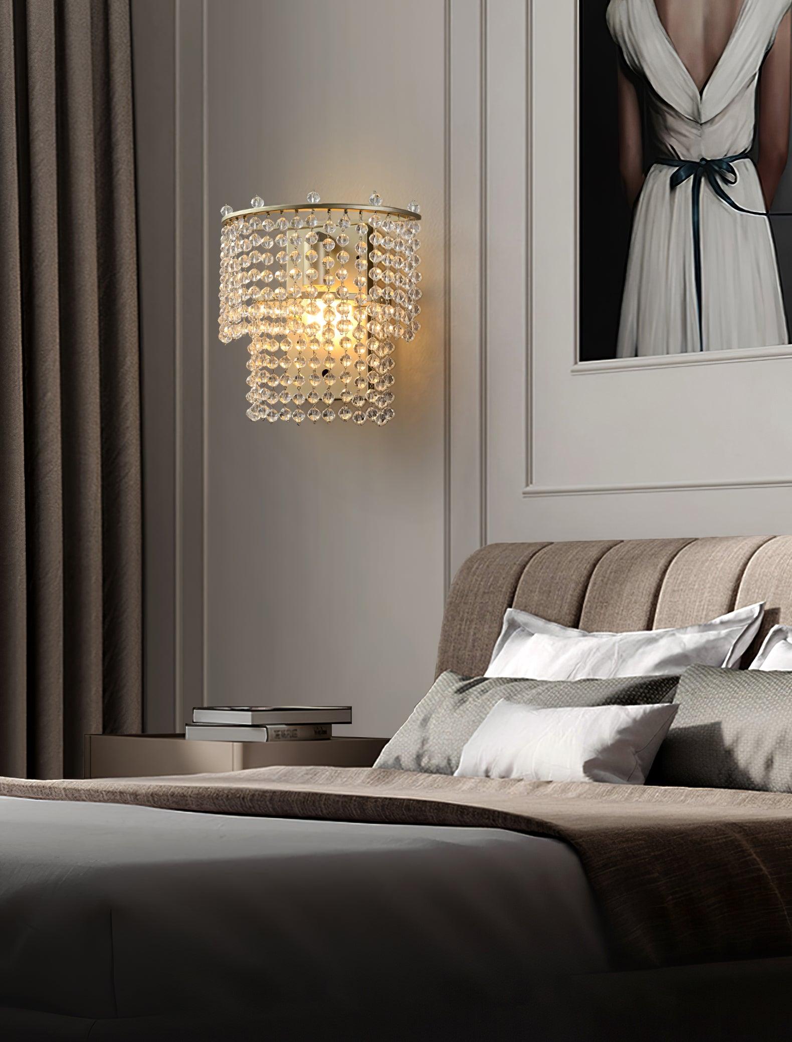 Crystal Waterfall Wall Light - Letslighting