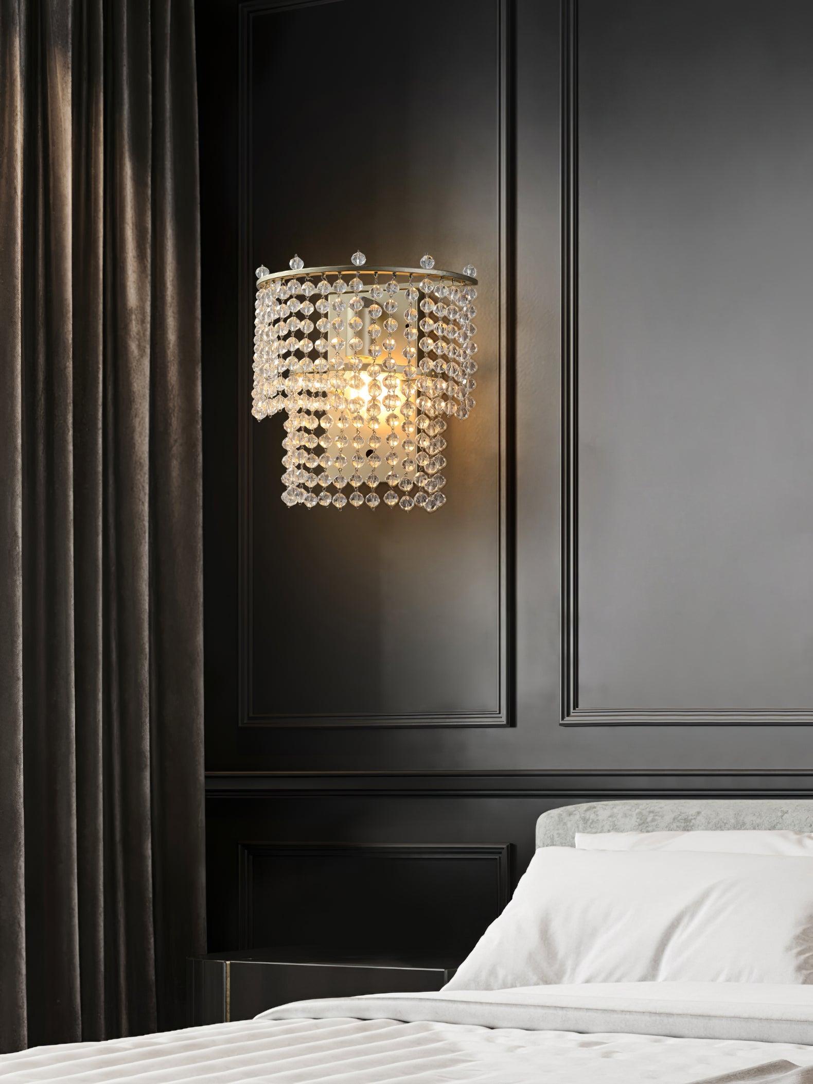 Crystal Waterfall Wall Light - Letslighting