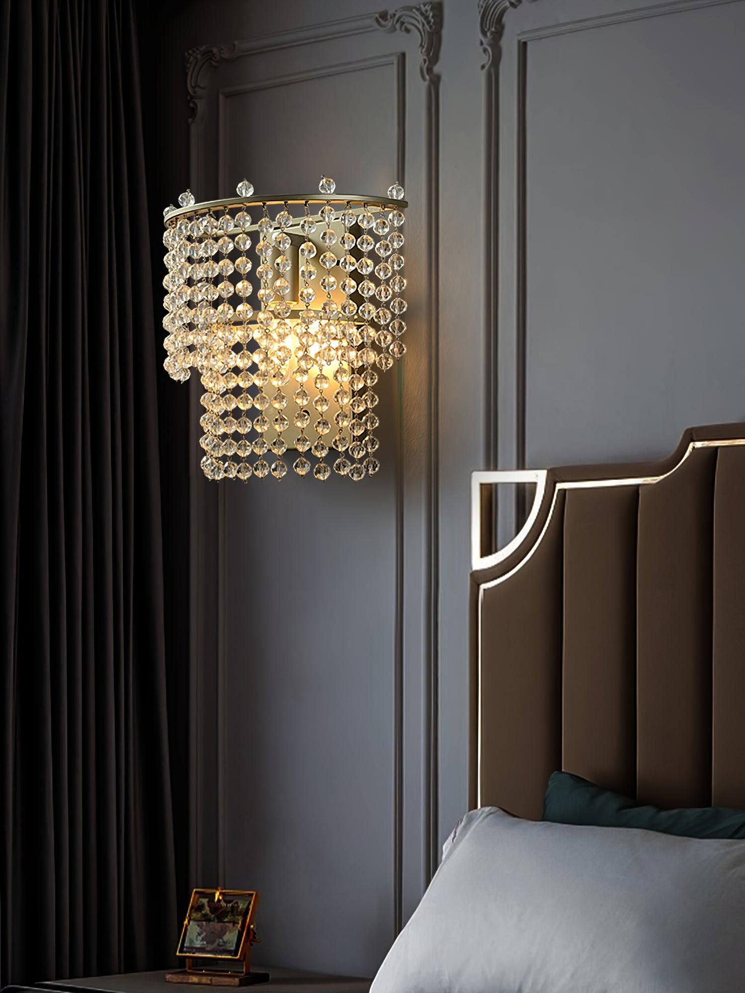 Crystal Waterfall Wall Light - Letslighting
