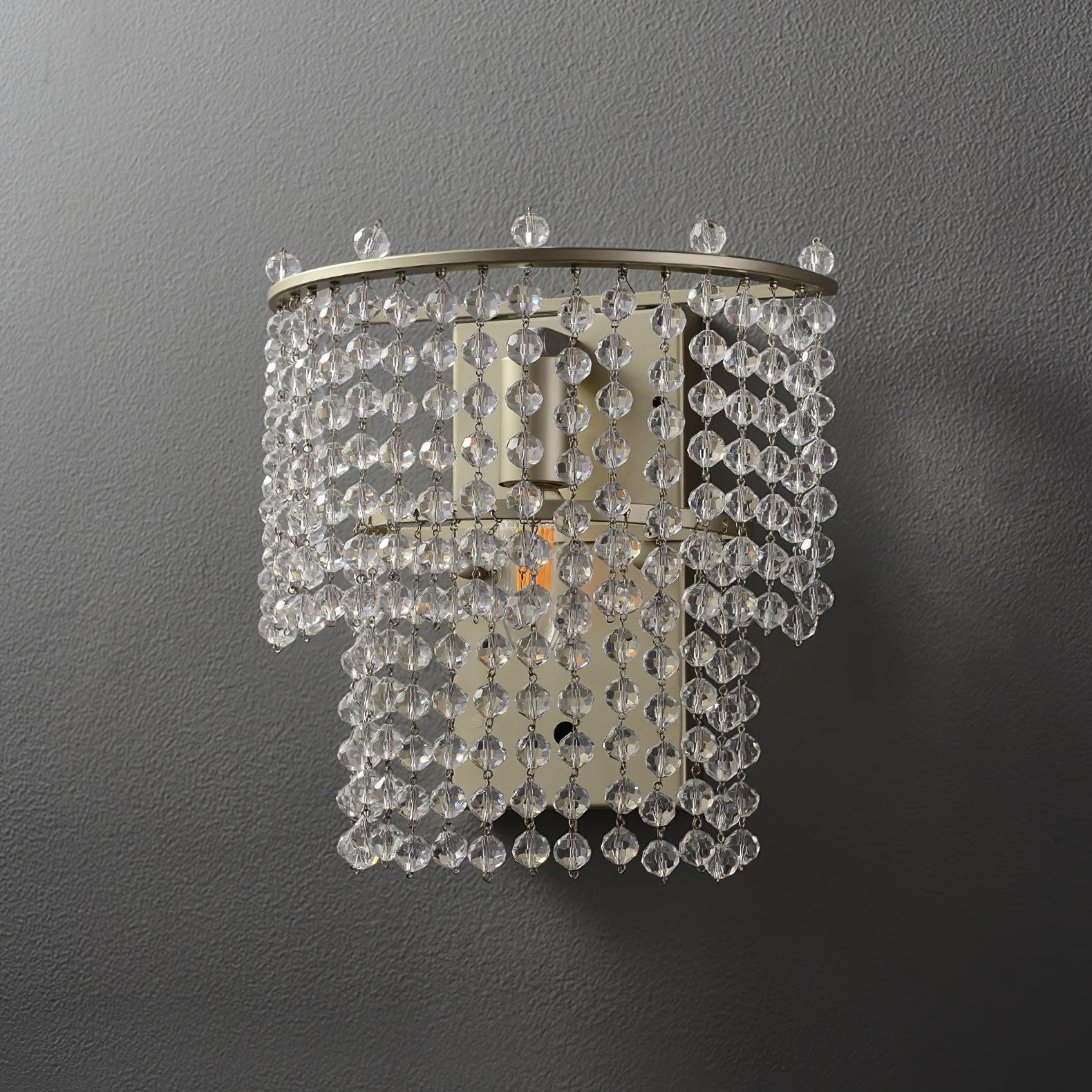 Crystal Waterfall Wall Light - Letslighting
