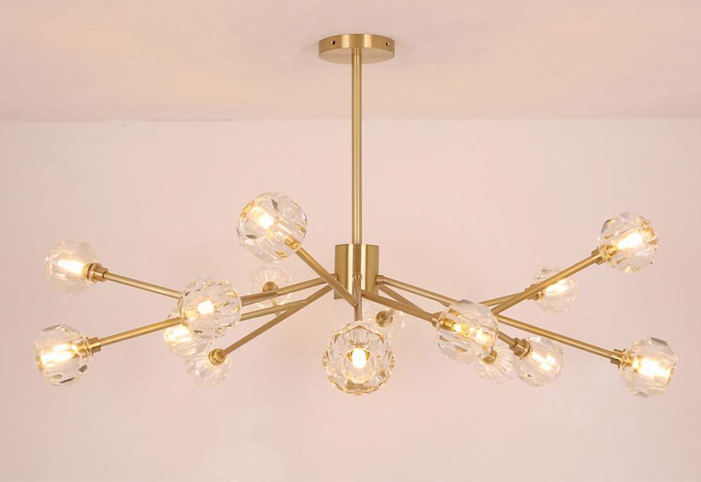 Crystal Ball Round Cluster Chandelier - Letslighting