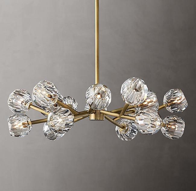 Crystal Ball Round Cluster Chandelier - Letslighting