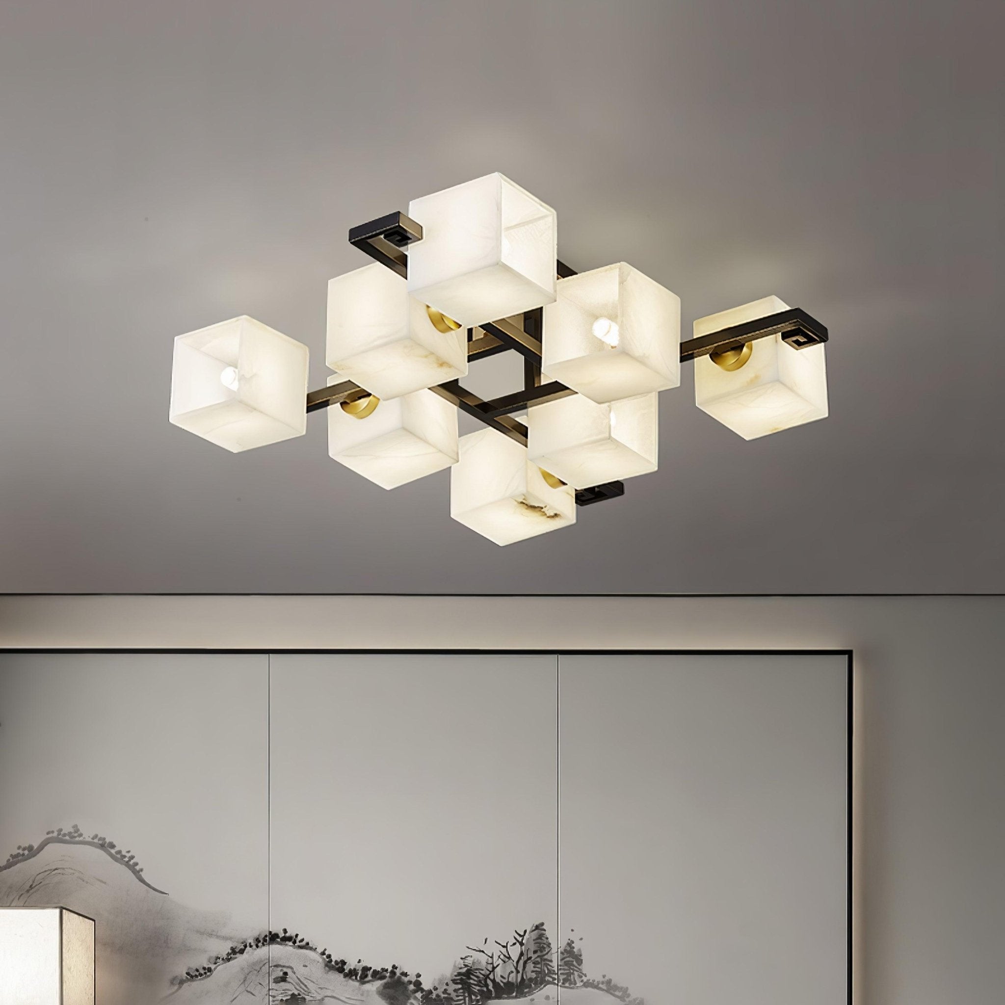 Kaelen Alabaster Ceiling Light - Letslighting