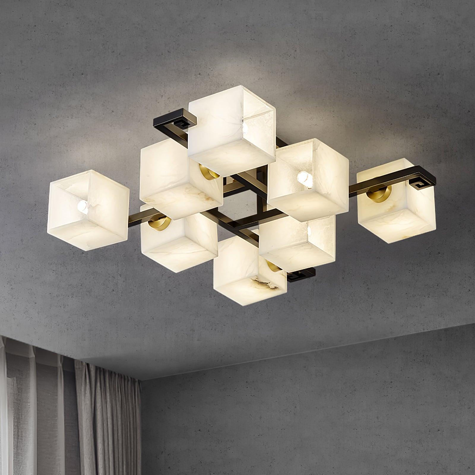 Kaelen Alabaster Ceiling Light - Letslighting