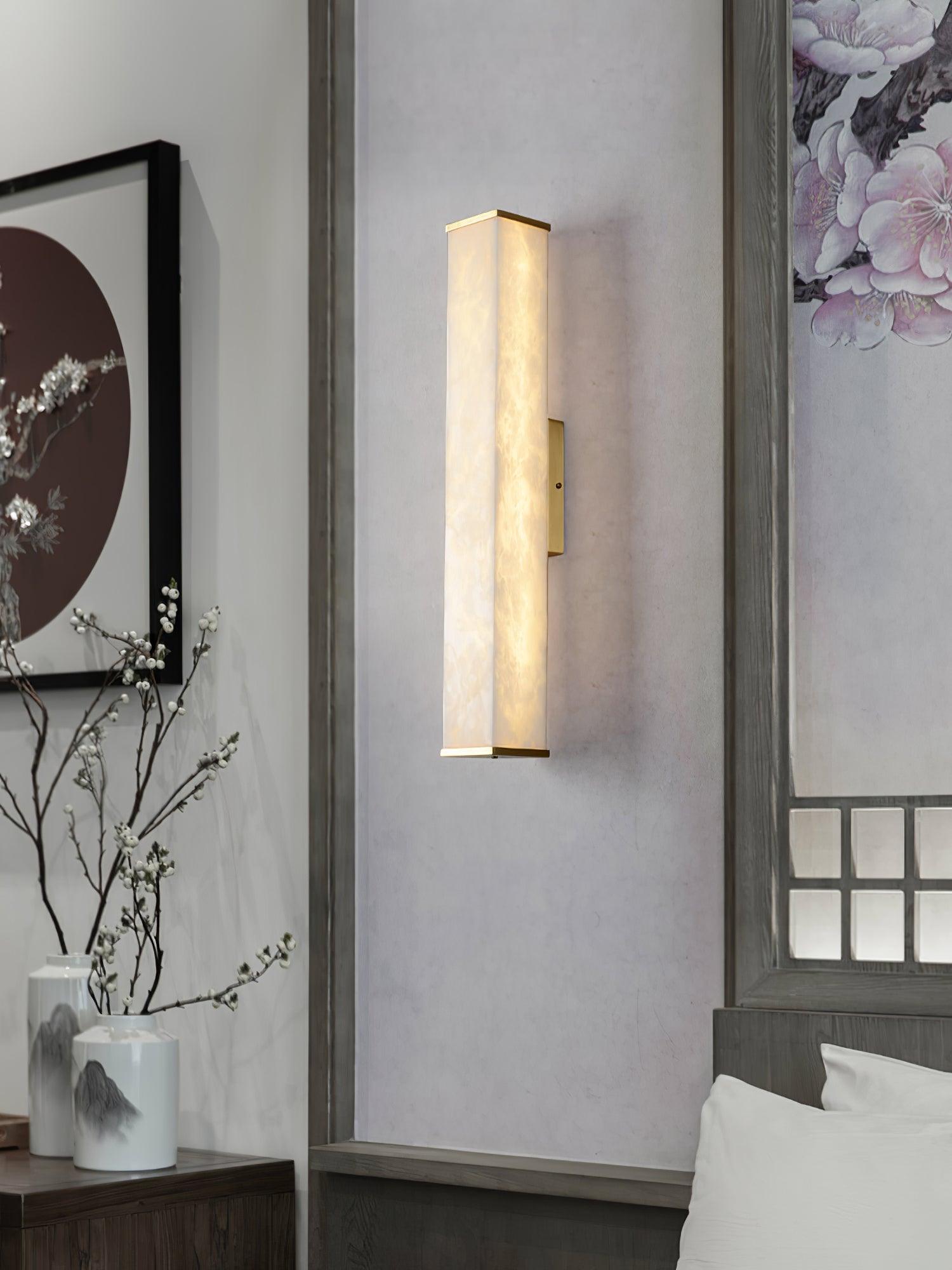 Vithaira Alabaster Linear Wall Lamp - Letslighting