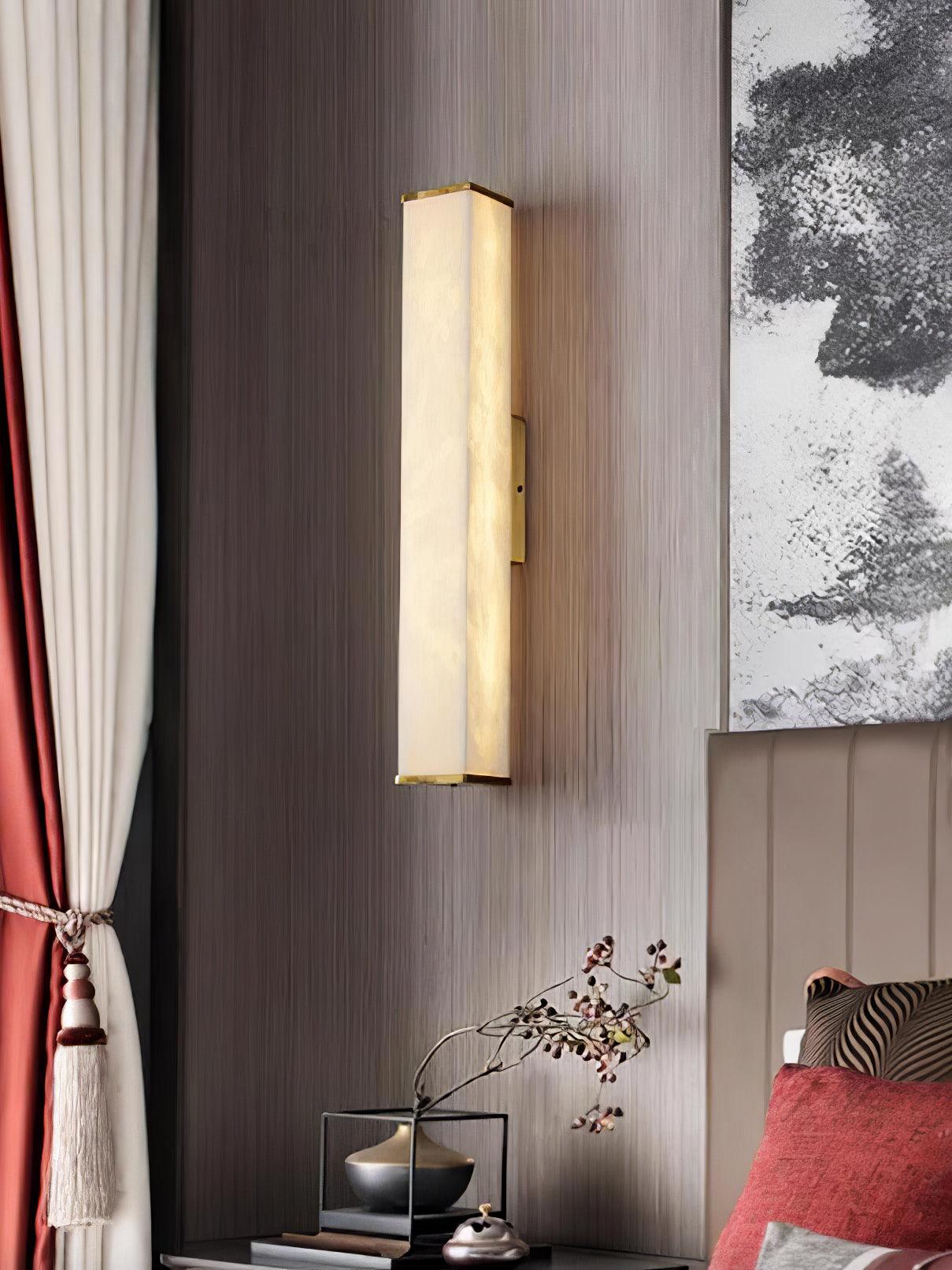 Vithaira Alabaster Linear Wall Lamp - Letslighting