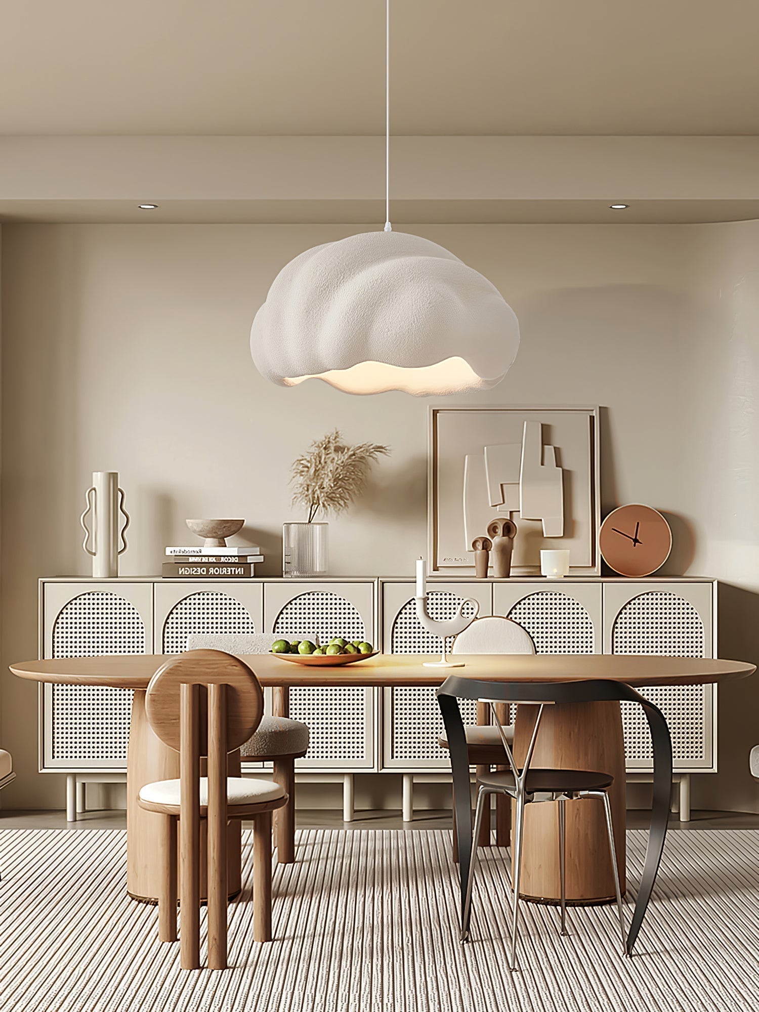 Itheira Modern Minimalist Plastic Metal Pendant Light - Letslighting