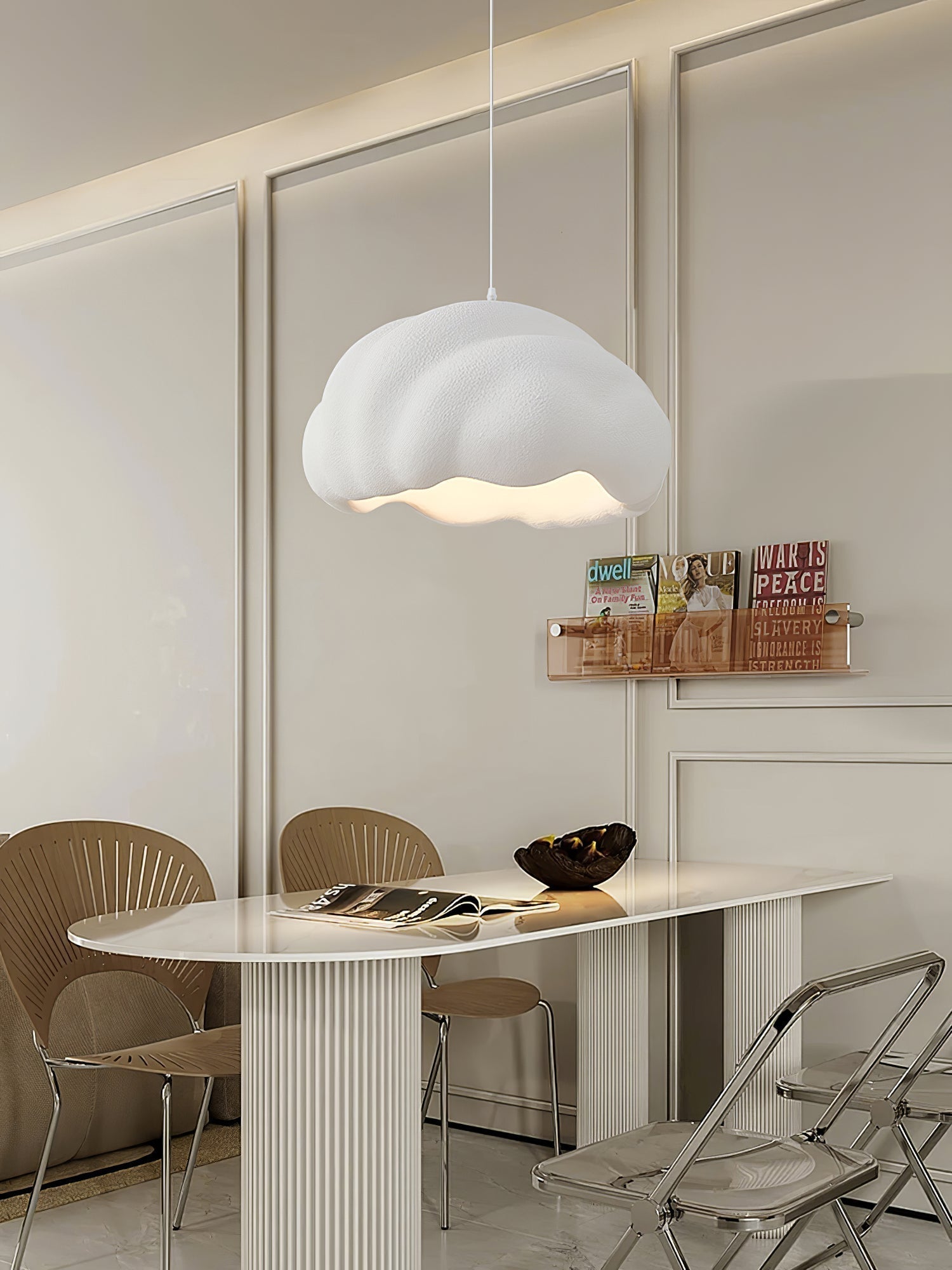 Itheira Modern Minimalist Plastic Metal Pendant Light - Letslighting