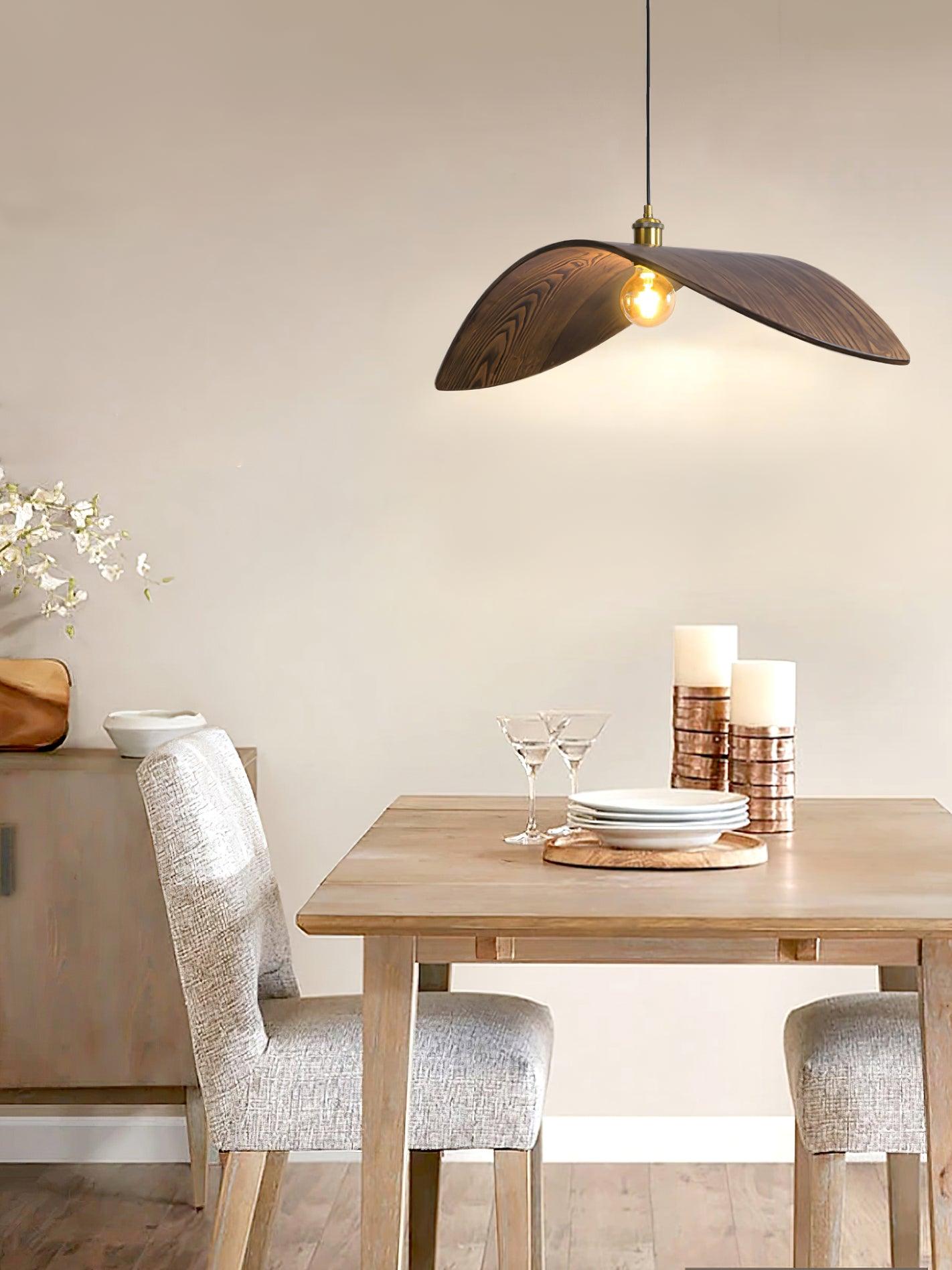 Curve Wooden Pendant Lamp - Letslighting