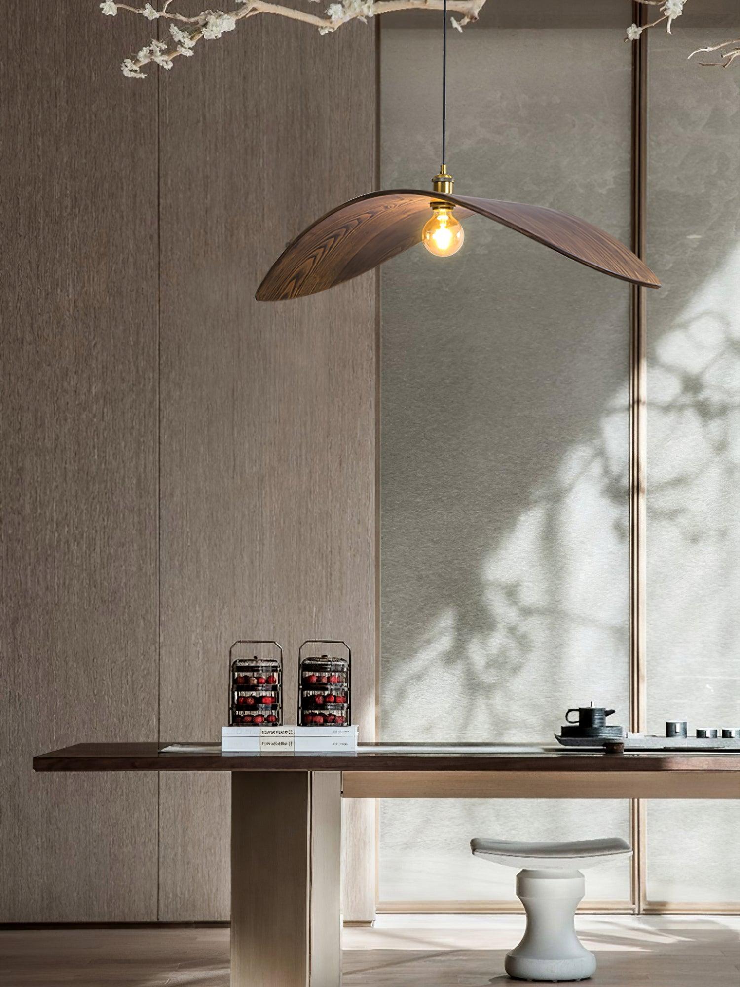 Curve Wooden Pendant Lamp - Letslighting