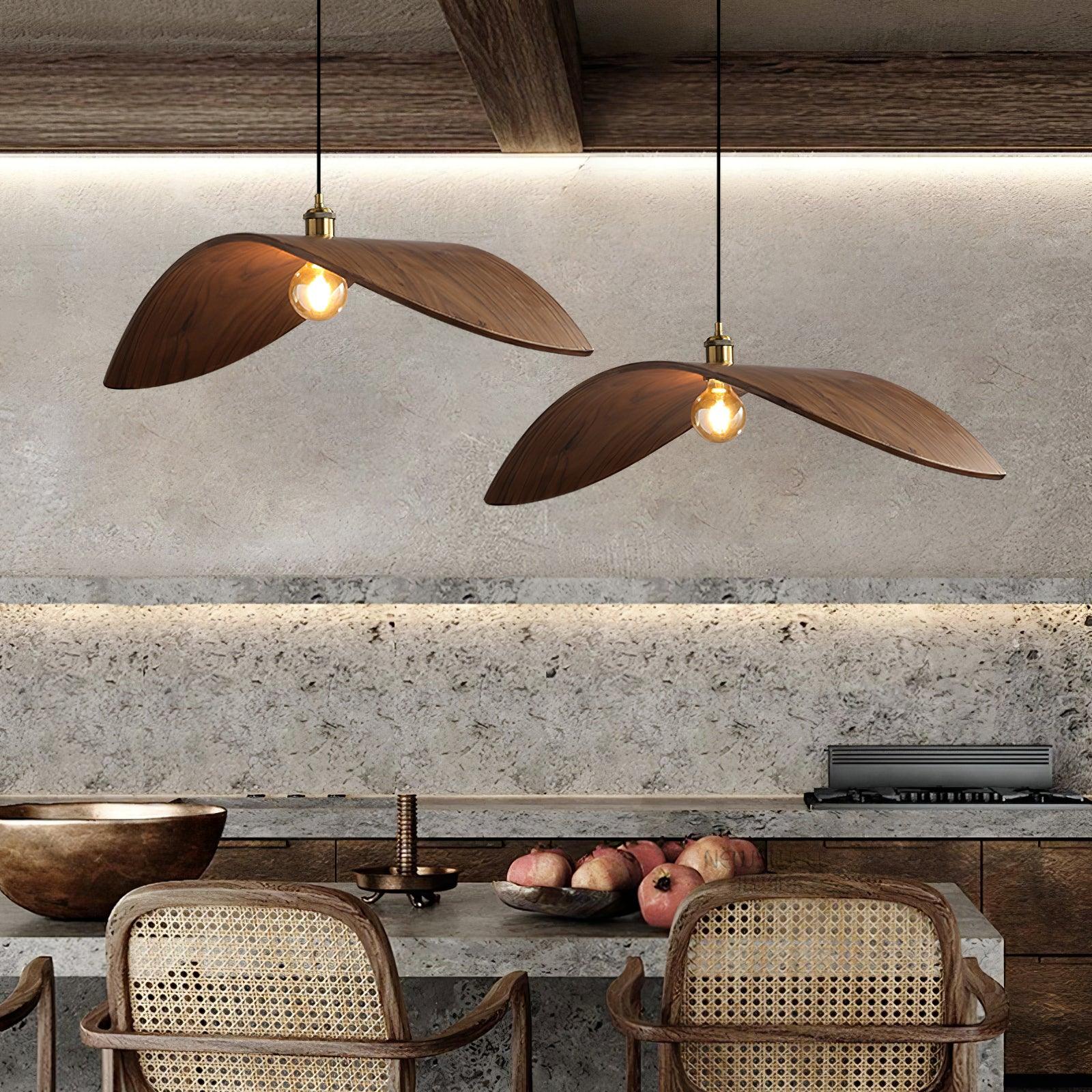 Curve Wooden Pendant Lamp - Letslighting