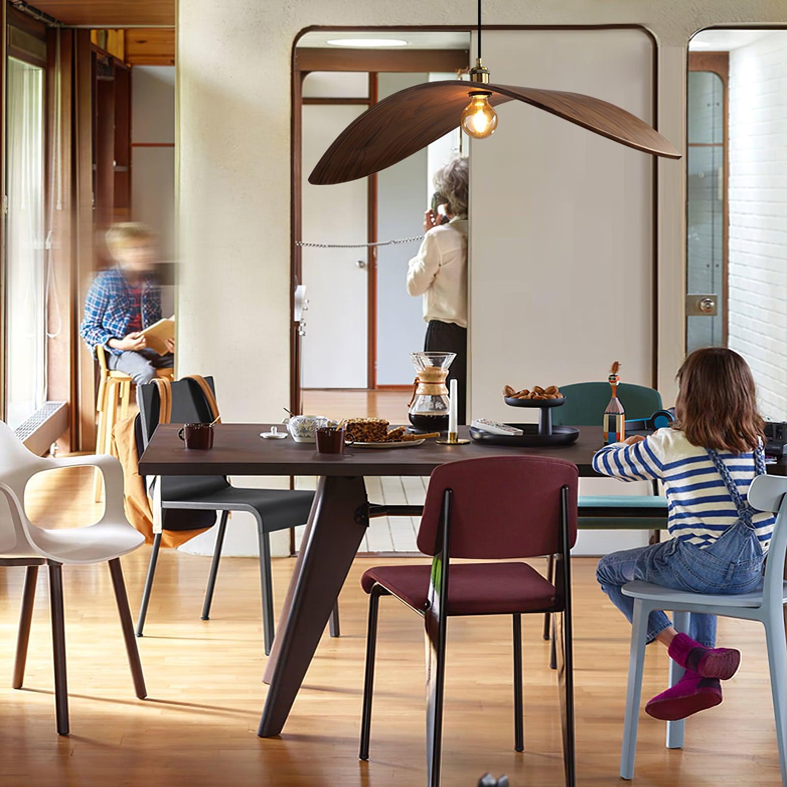 Curve Wooden Pendant Lamp - Letslighting