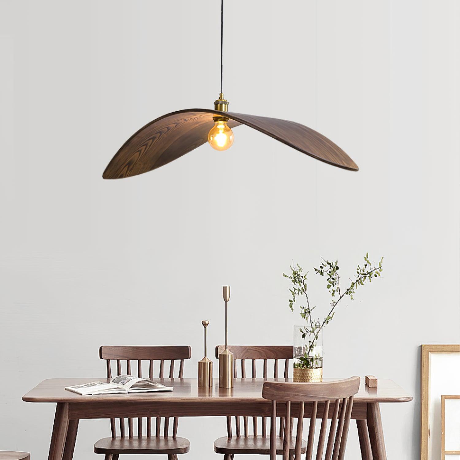 Curve Wooden Pendant Lamp - Letslighting