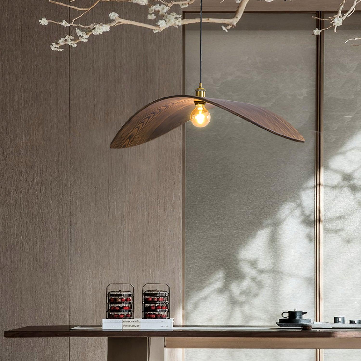 Curve Wooden Pendant Lamp - Letslighting