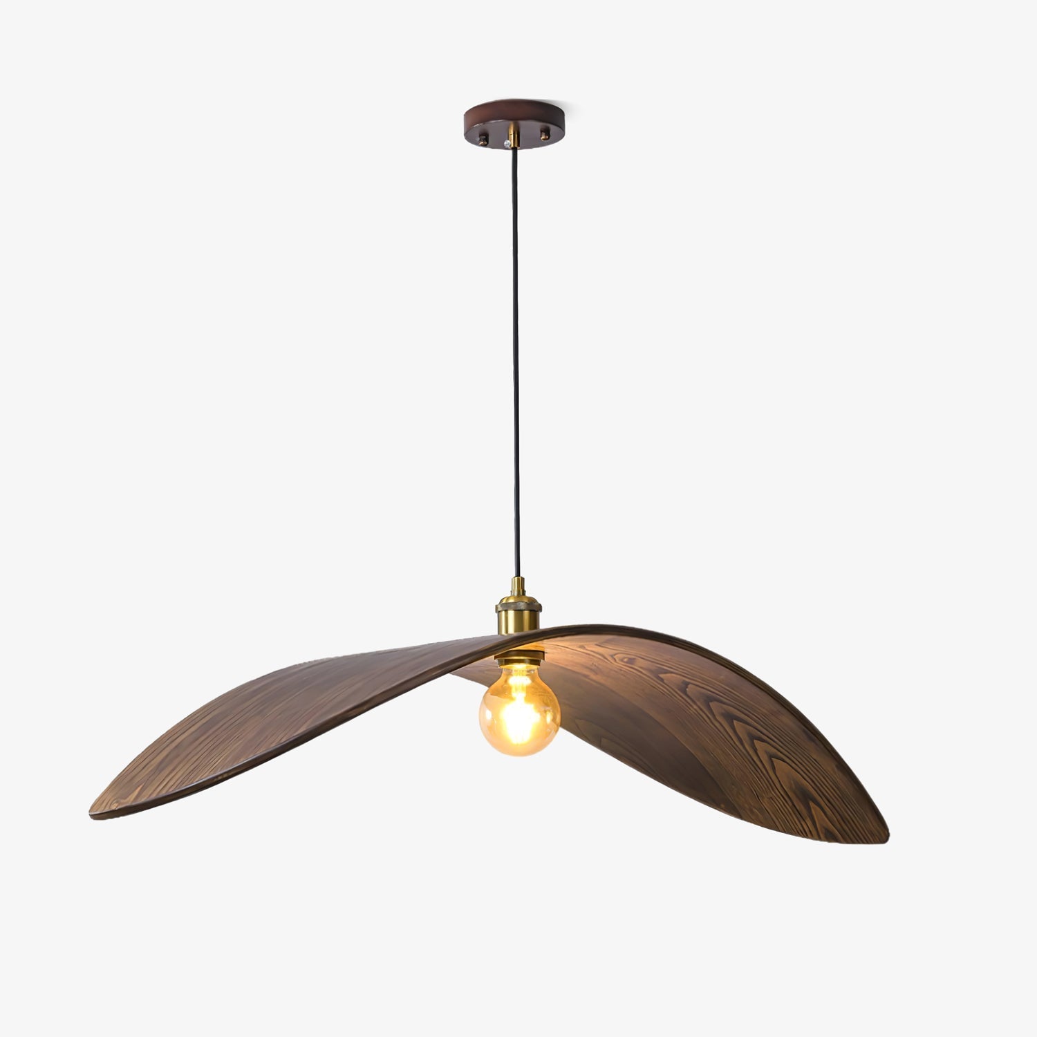 Curve Wooden Pendant Lamp - Letslighting