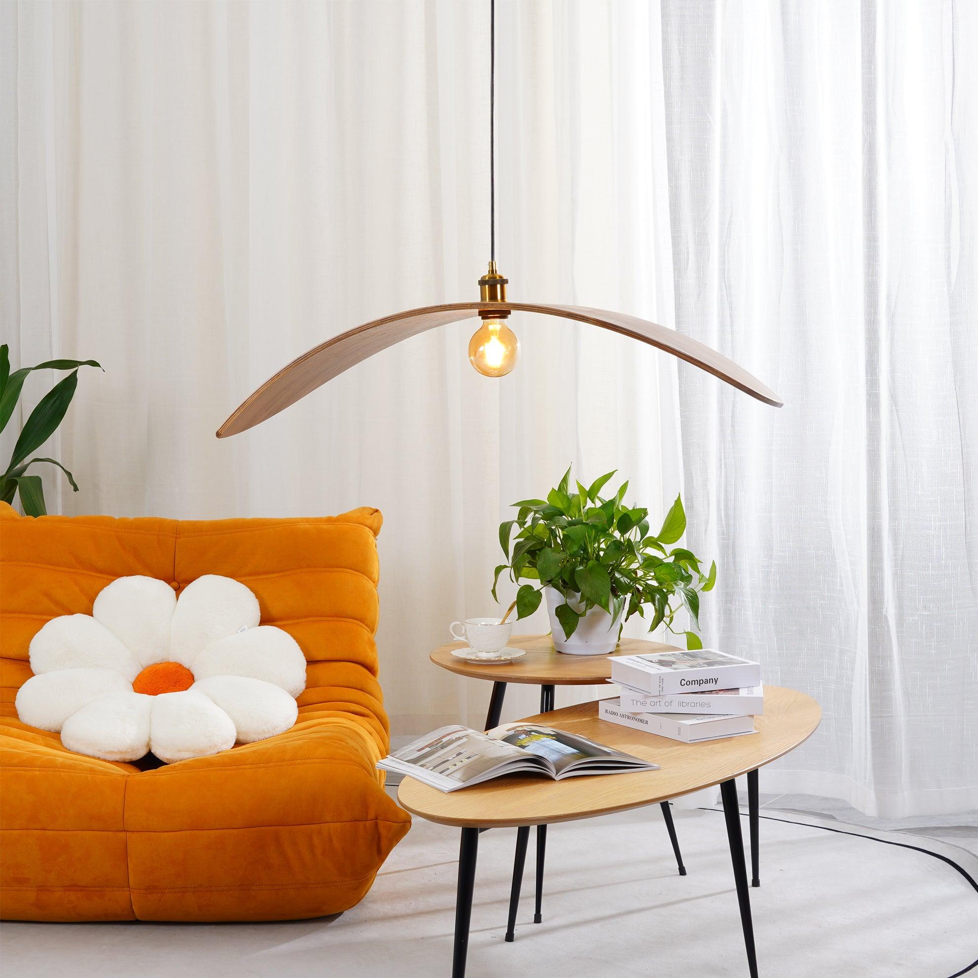 Curve Wooden Pendant Lamp - Letslighting