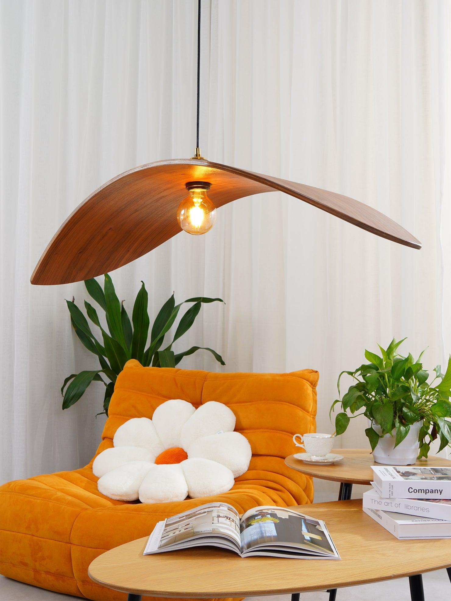 Curve Wooden Pendant Lamp - Letslighting