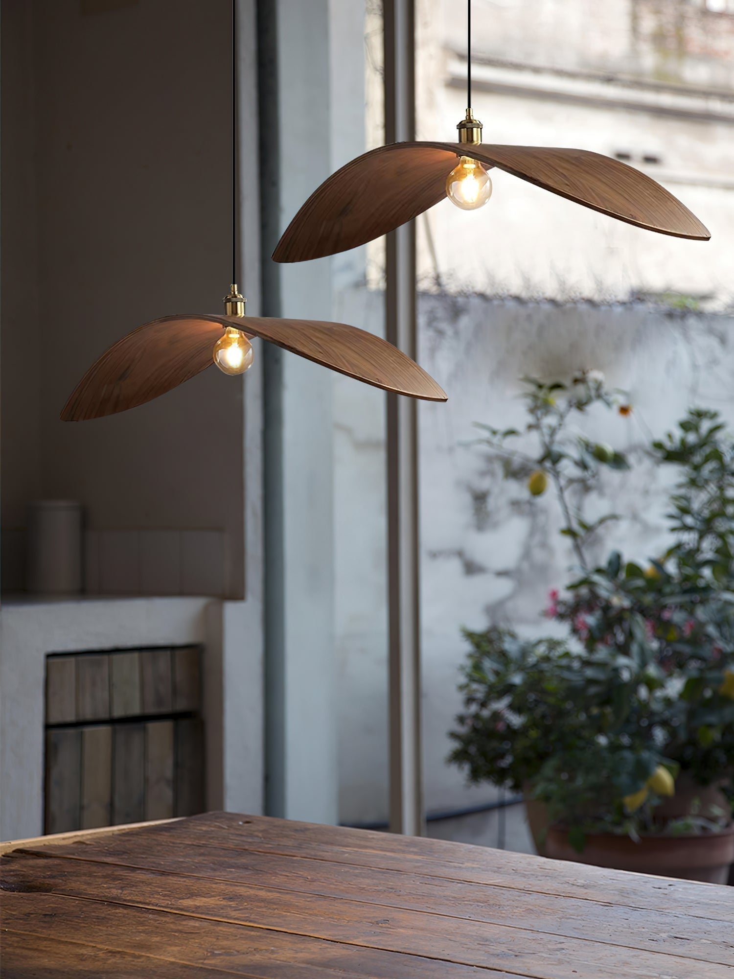 Curve Wooden Pendant Lamp - Letslighting
