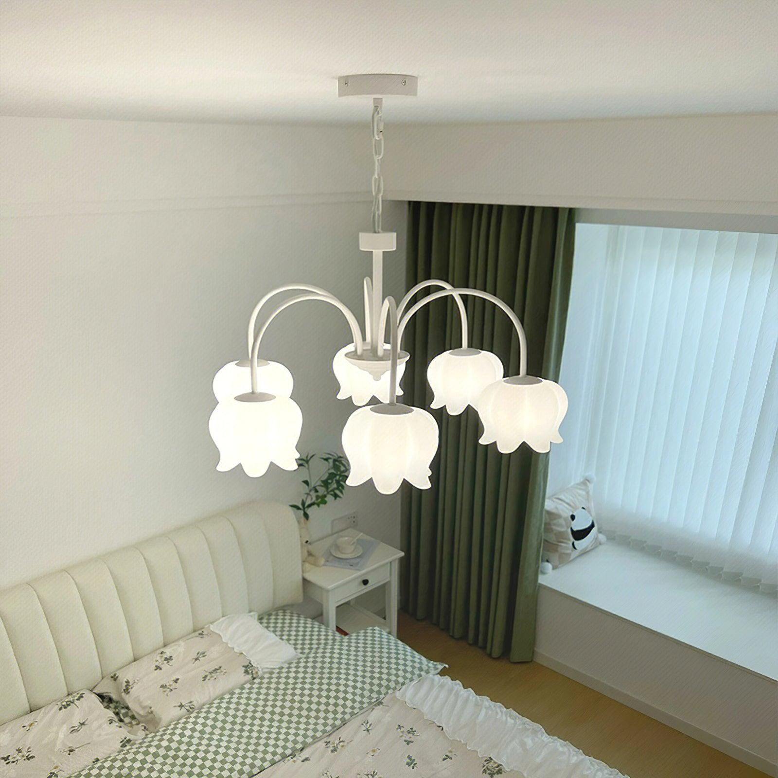 Curved Arm Bell Chandelier - Letslighting