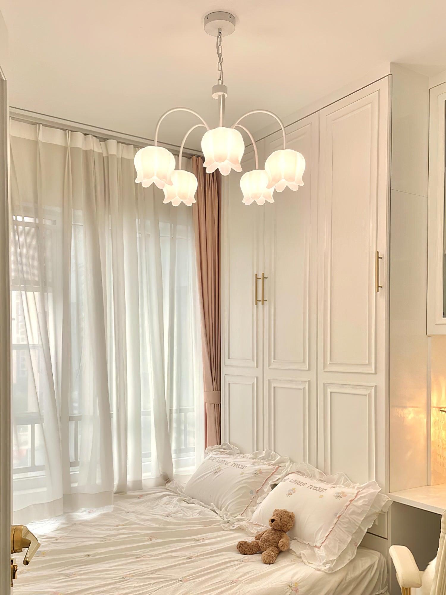 Curved Arm Bell Chandelier - Letslighting