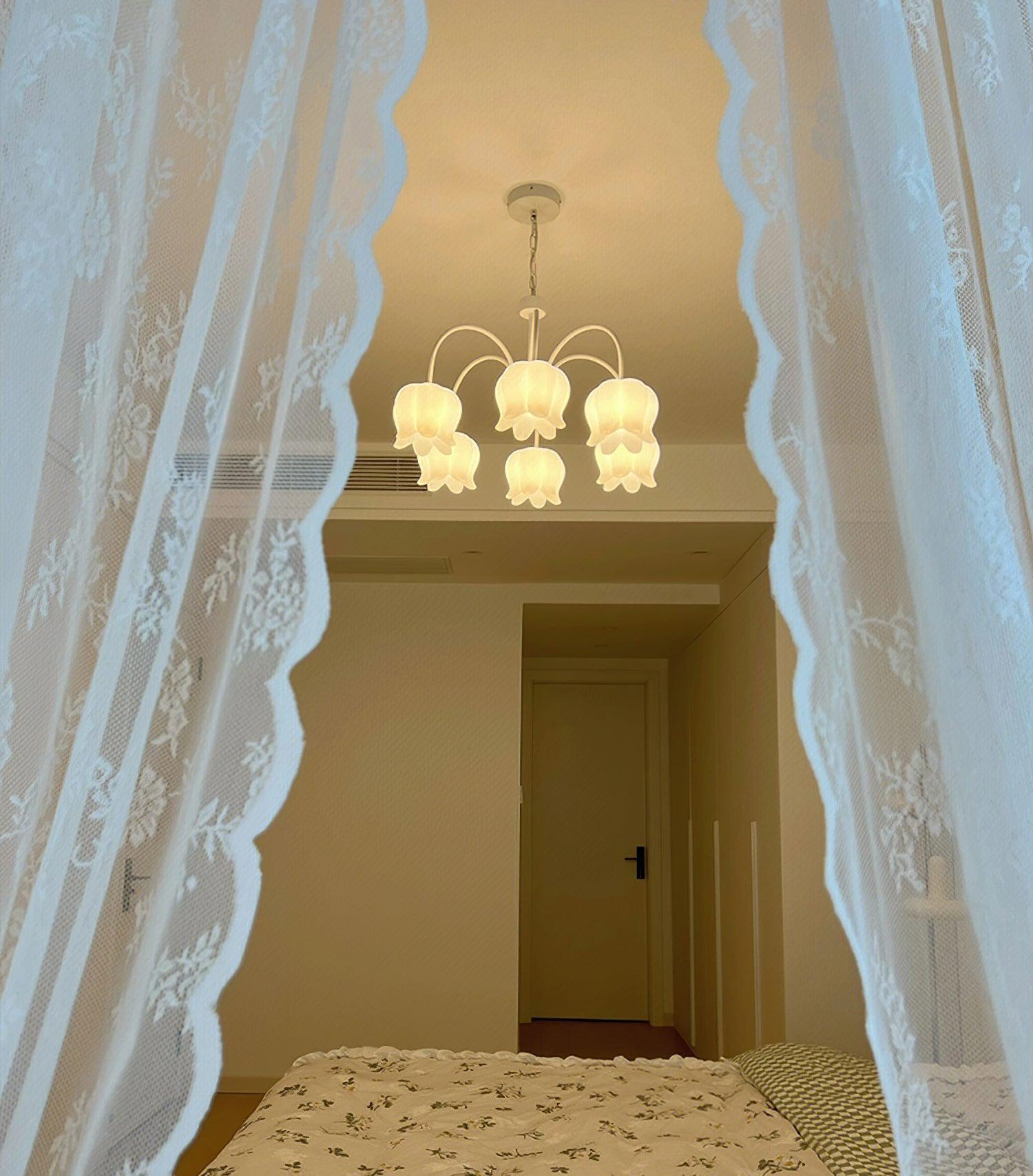 Curved Arm Bell Chandelier - Letslighting