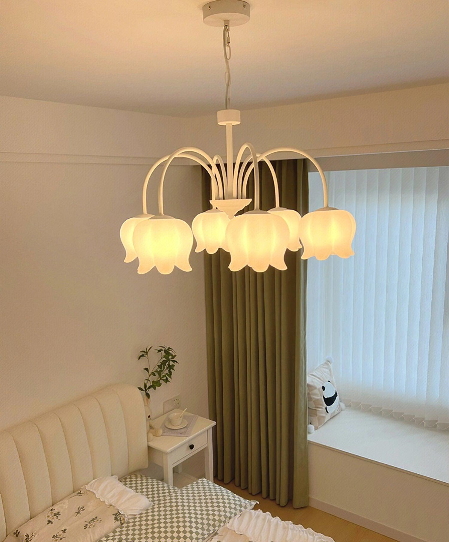 Curved Arm Bell Chandelier - Letslighting