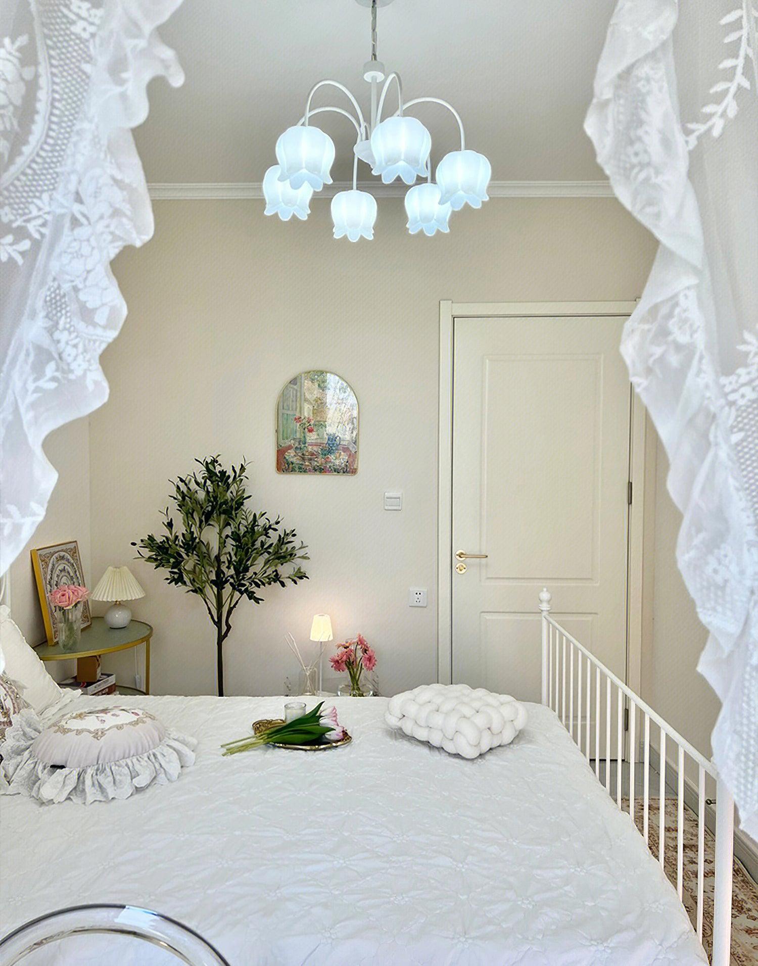Curved Arm Bell Chandelier - Letslighting