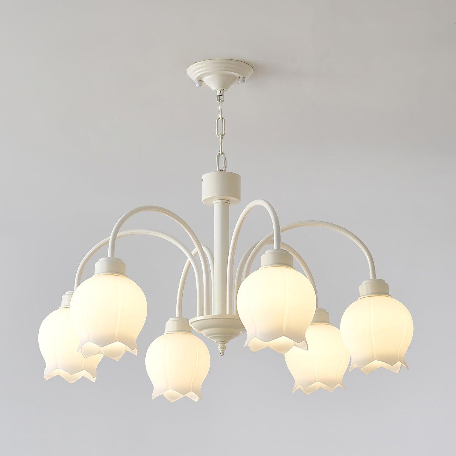Curved Arm Bell Chandelier - Letslighting