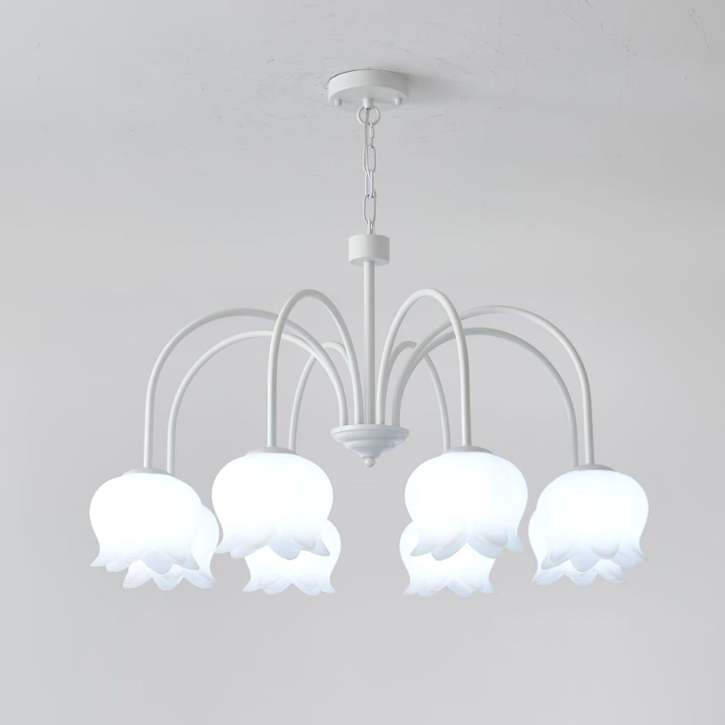 Curved Arm Bell Chandelier - Letslighting