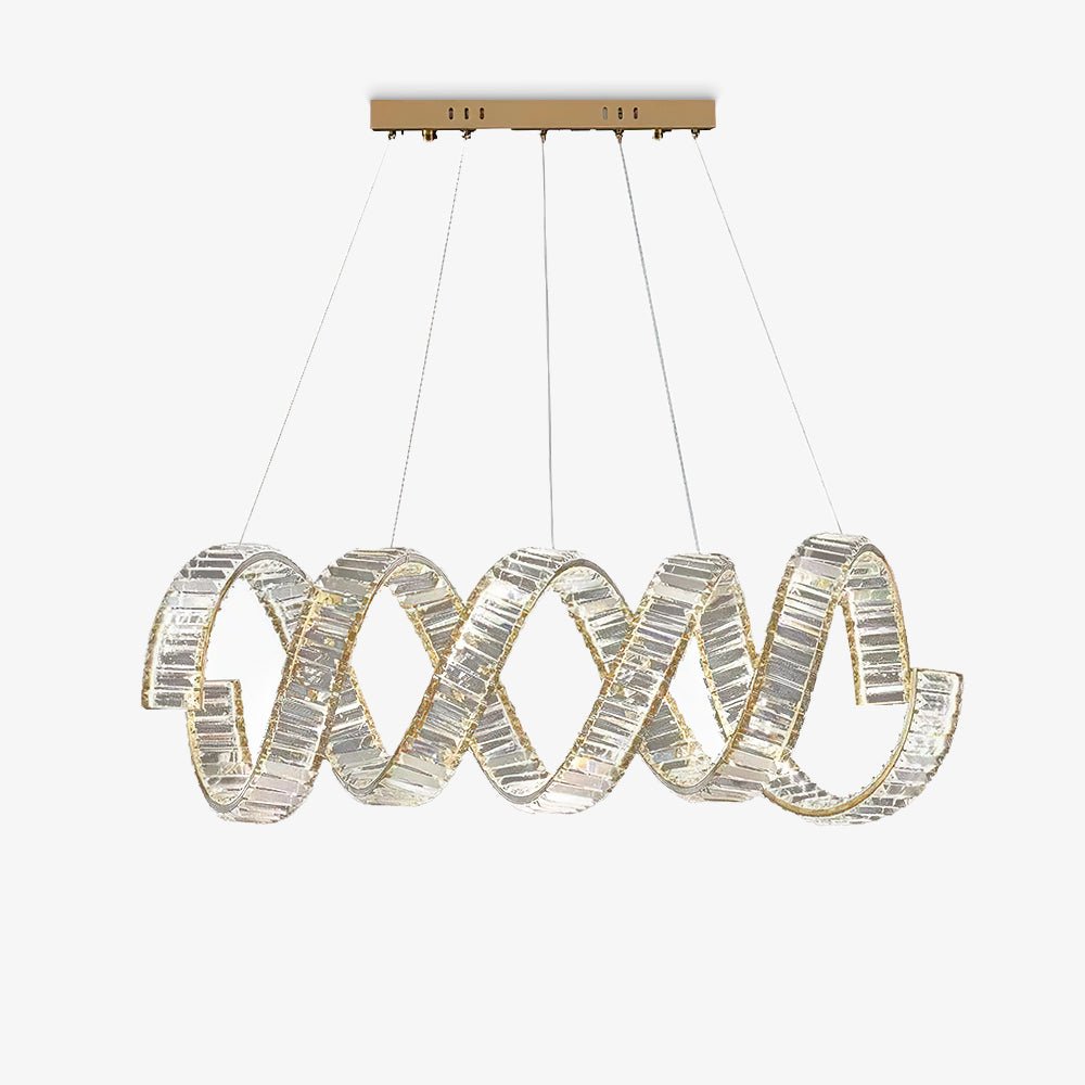 Curved LED Chandelier - Letslighting