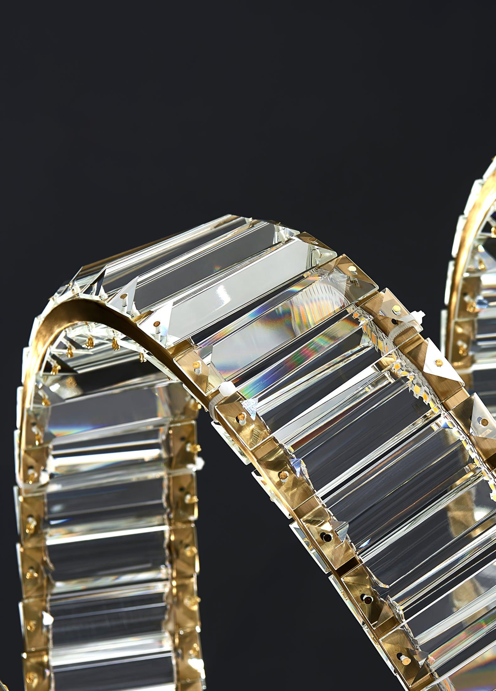 Curved LED Chandelier - Letslighting