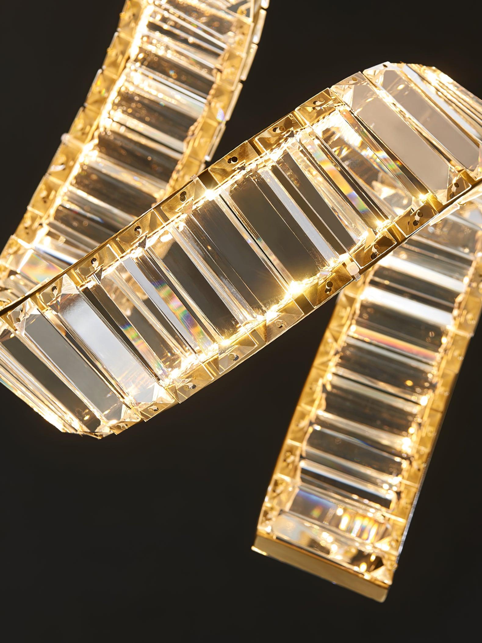 Curved LED Chandelier - Letslighting