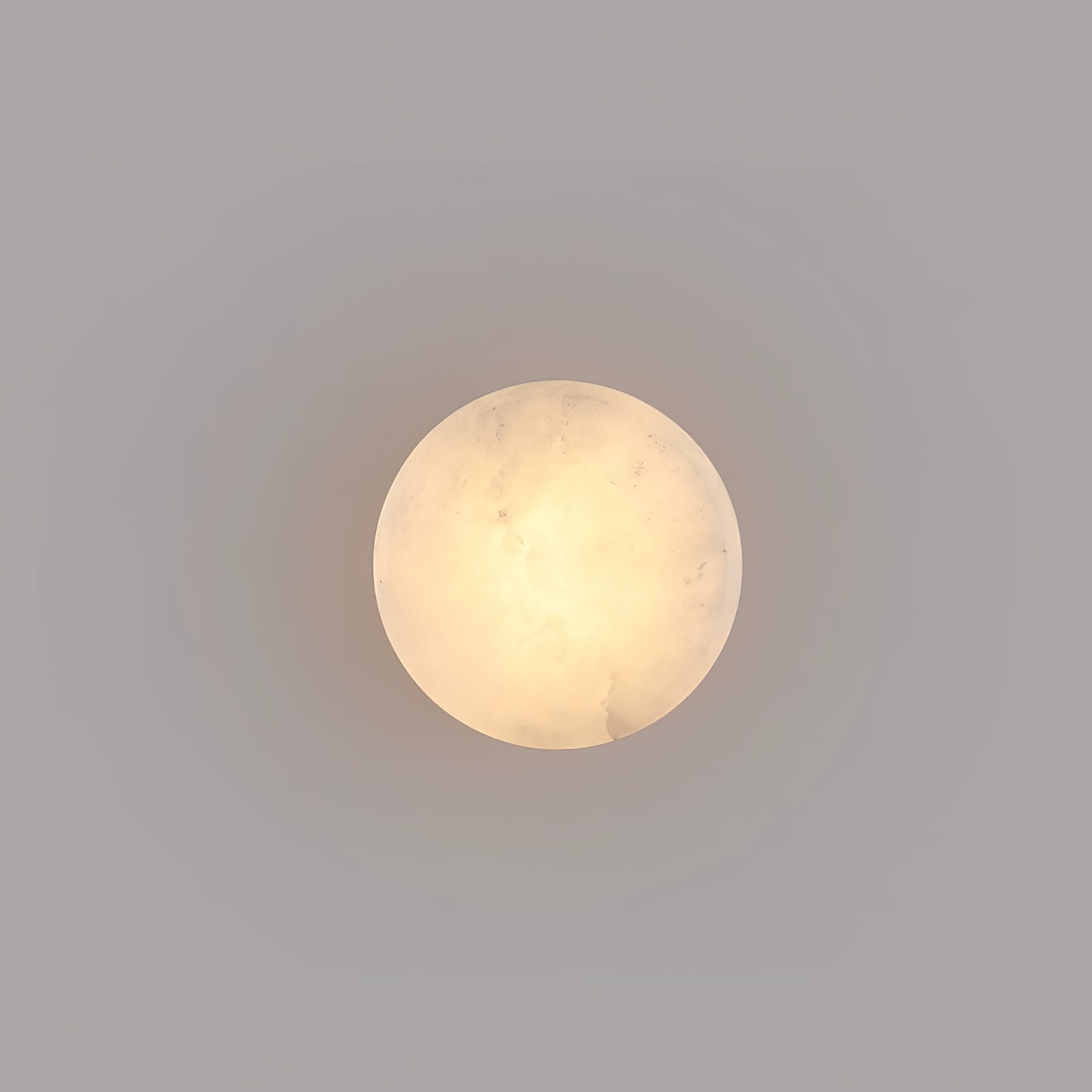 Glim Modern Minimalist Brass Metal Alabaster Wall Lamp - Lamp Copper