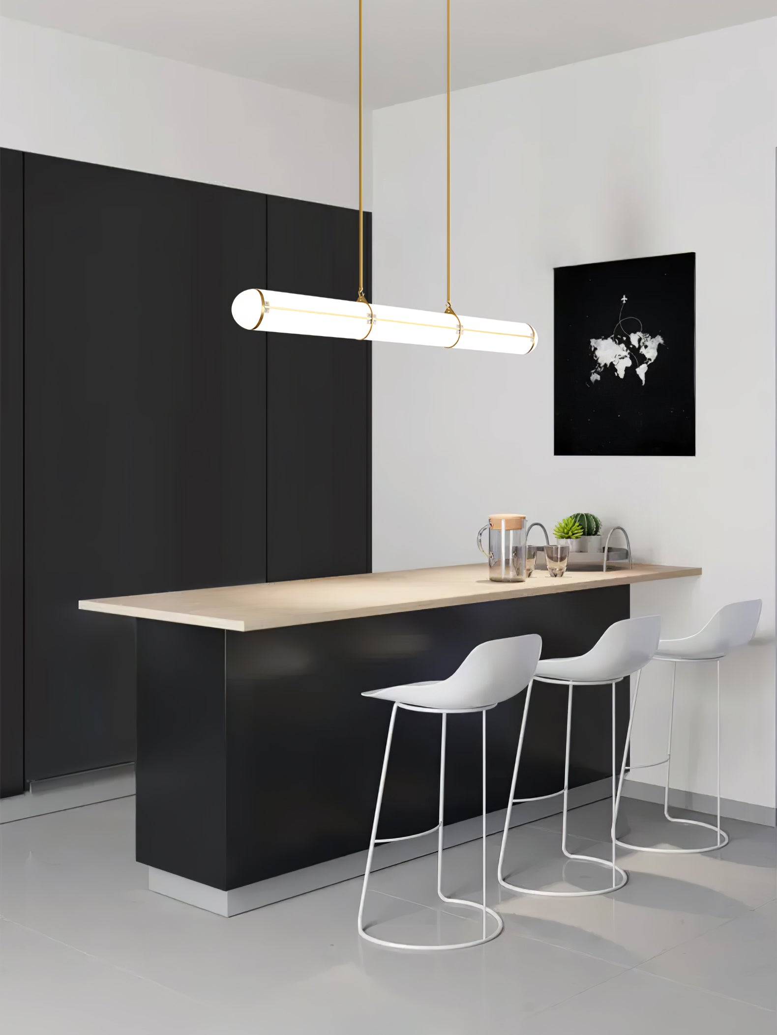 Cylindrical Endless Pendant Light - Letslighting